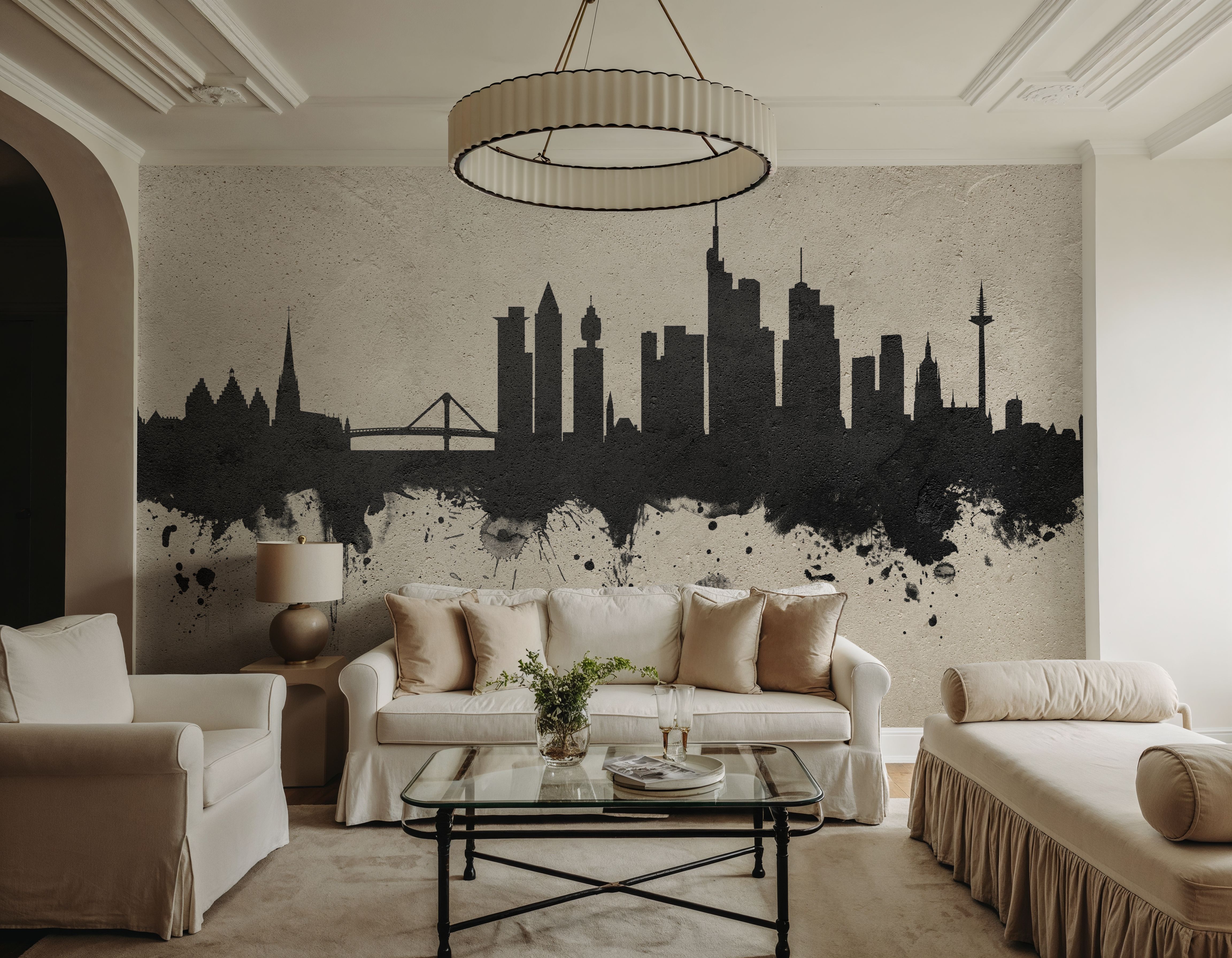 Frankfurt Skyline Concrete
