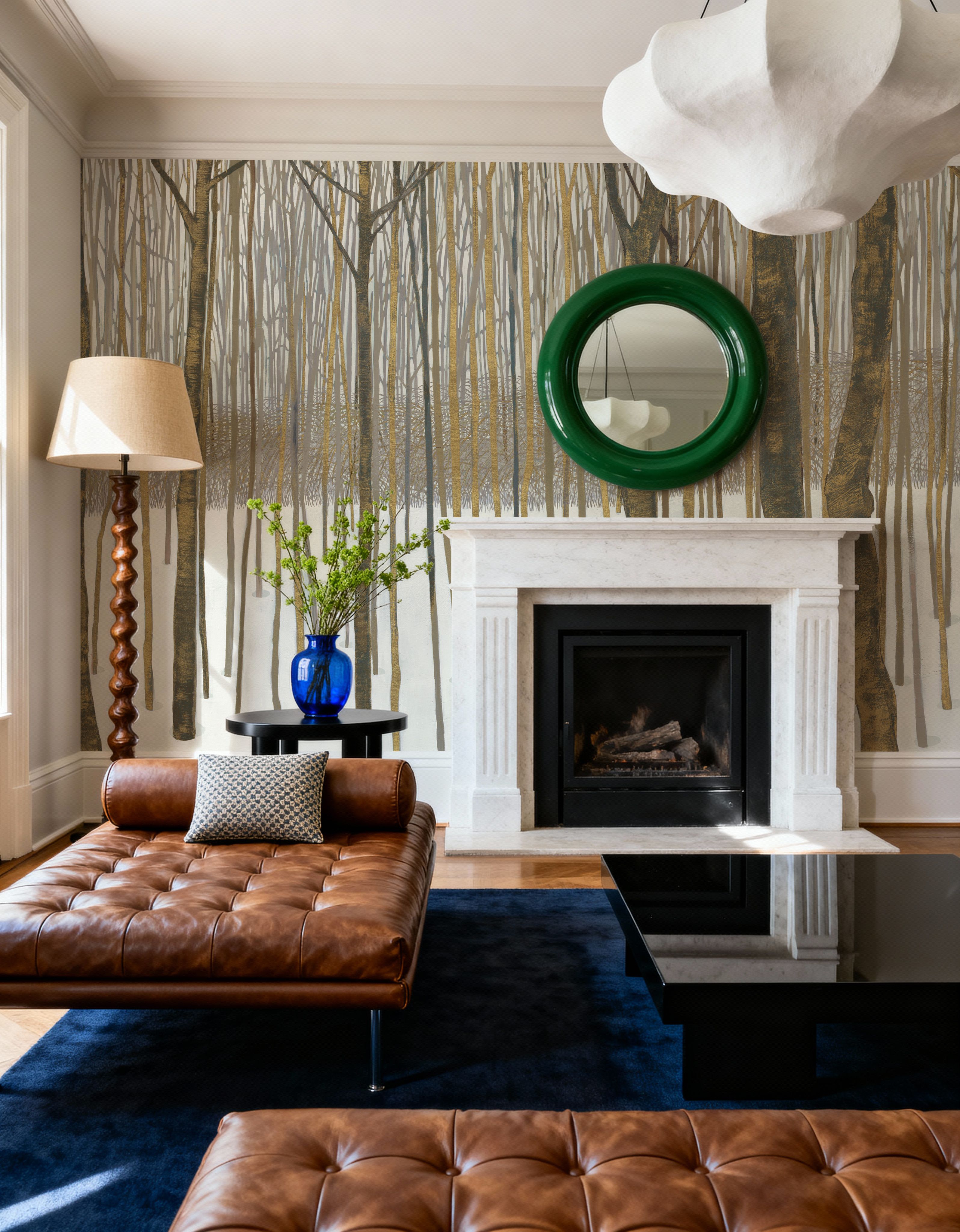 Woods in Winter Gold