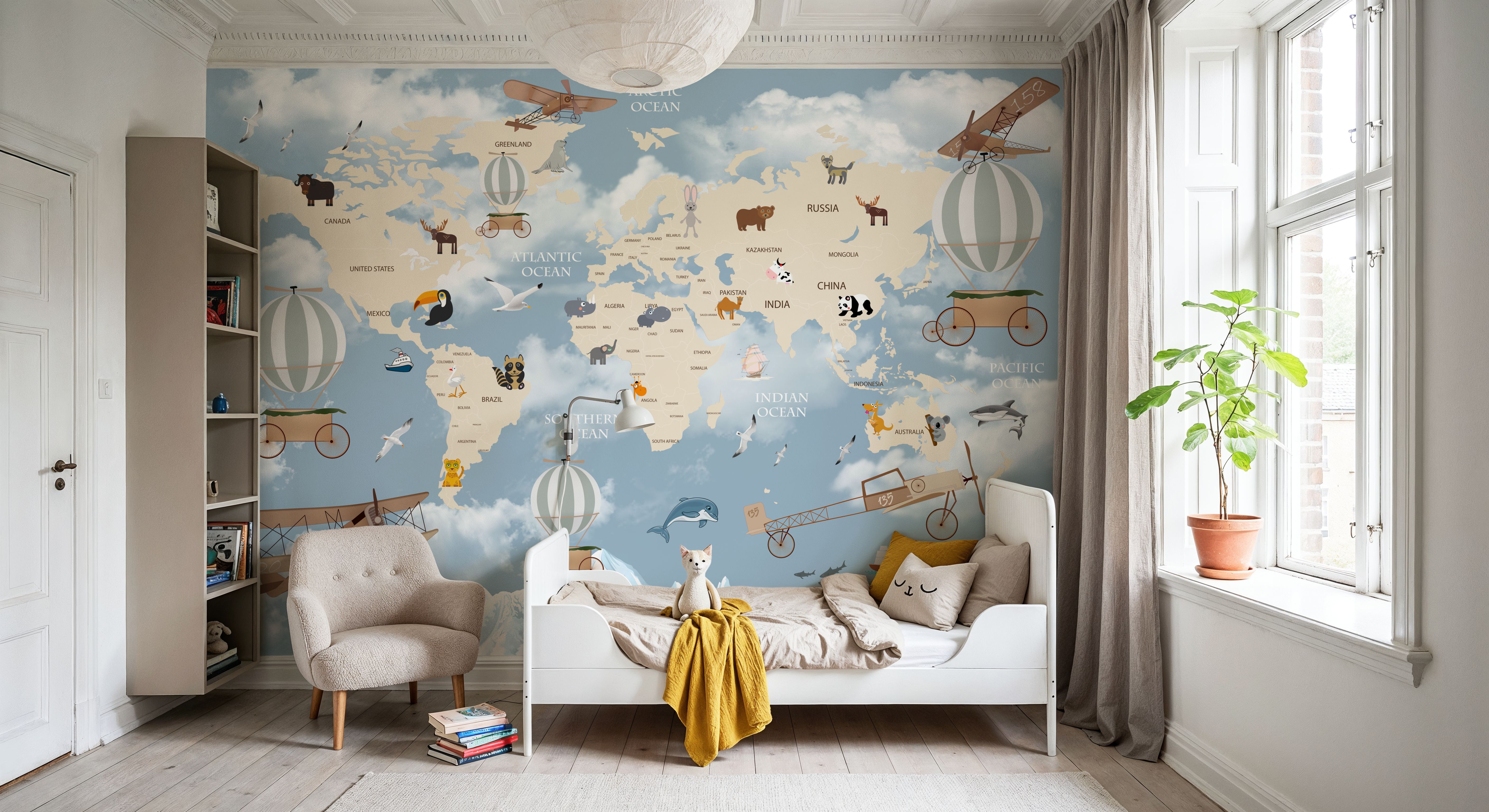 Adventure World Map, Wallpaper