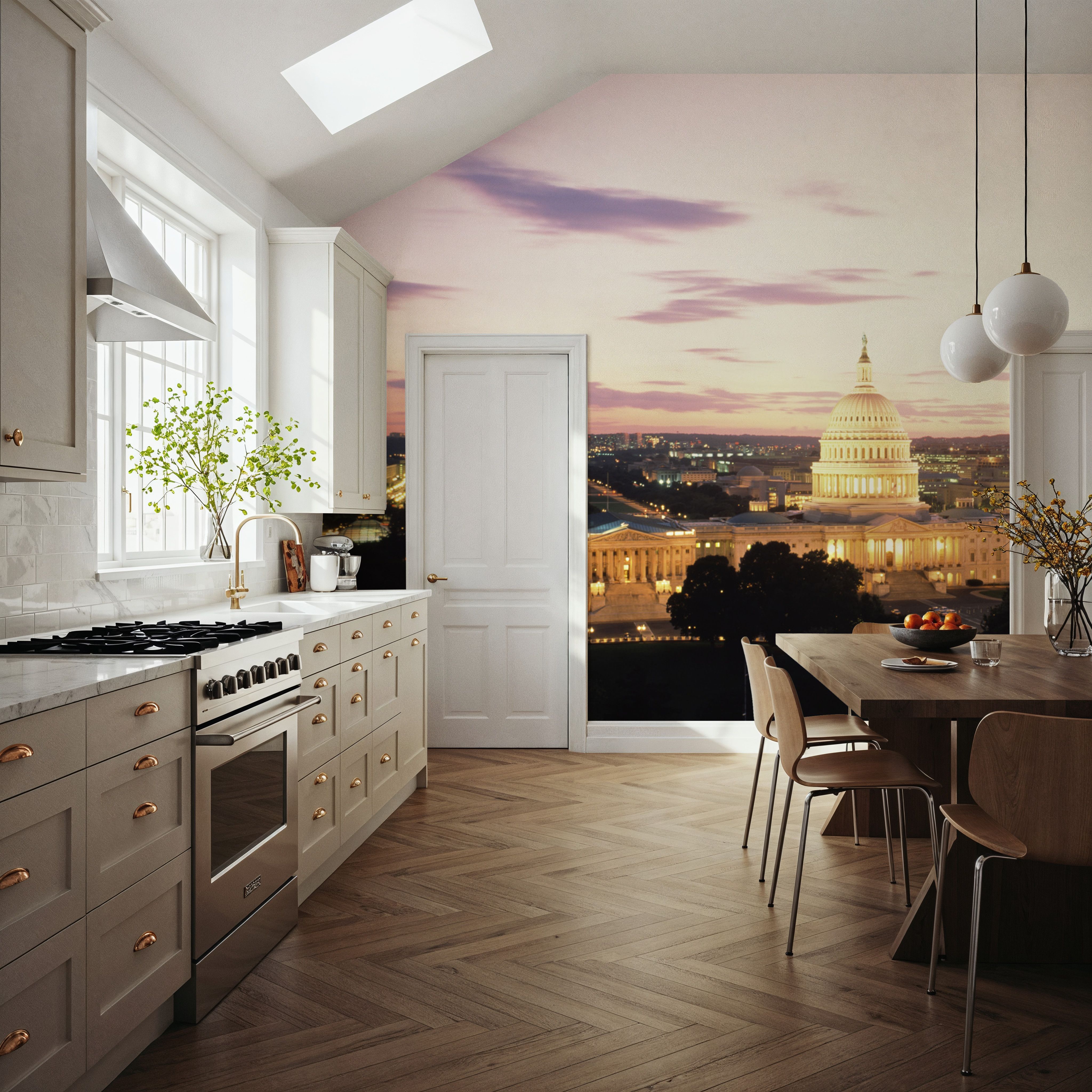 Illuminated Dome Sunset