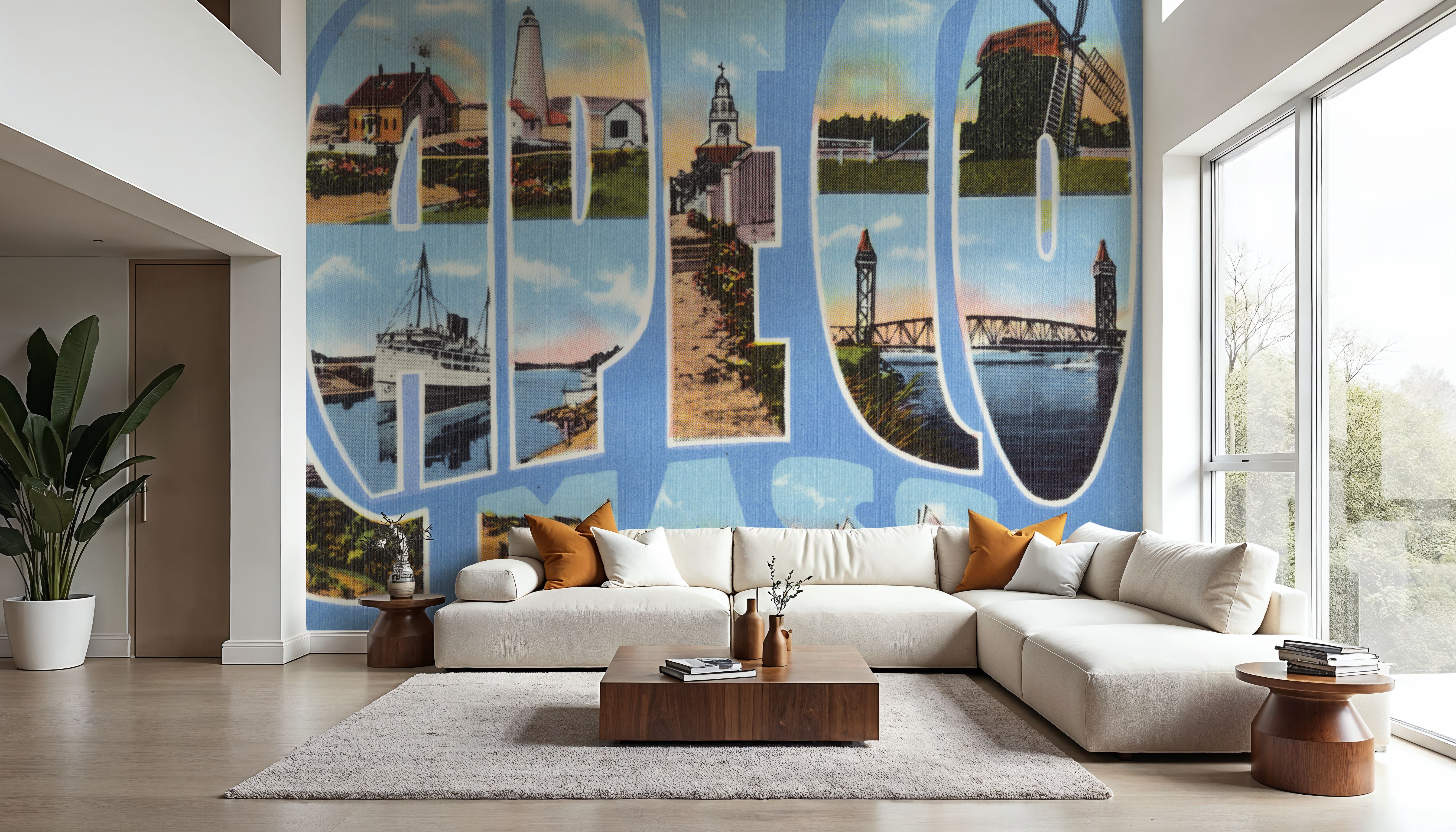 Greetings from Cape Cod - Screenprint Postcard