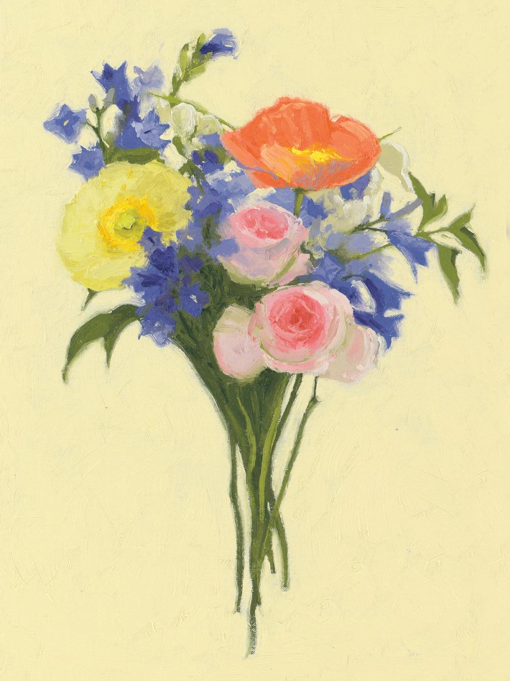 Periwinkle Nosegay III