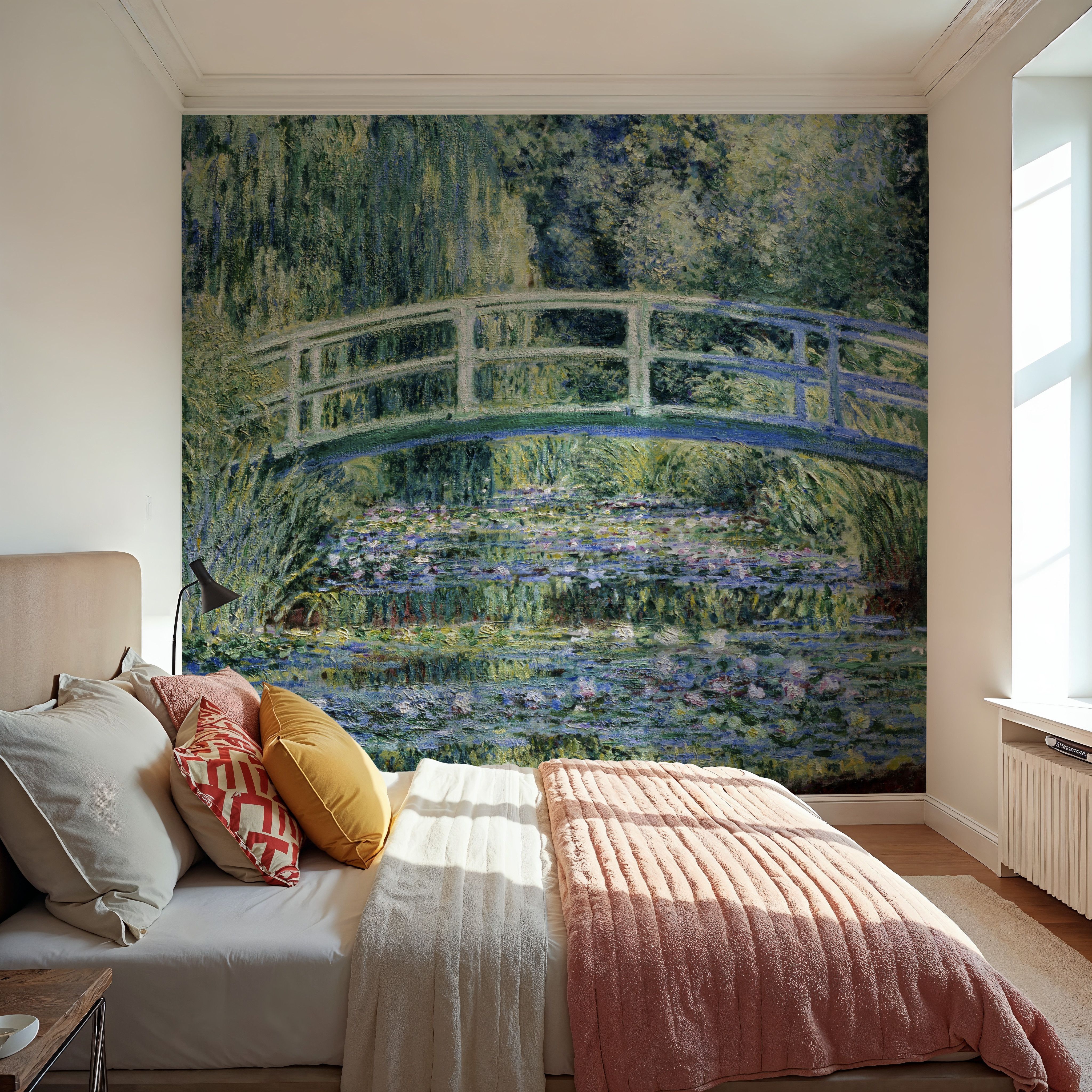 Water Lilies and Japanese Bridge