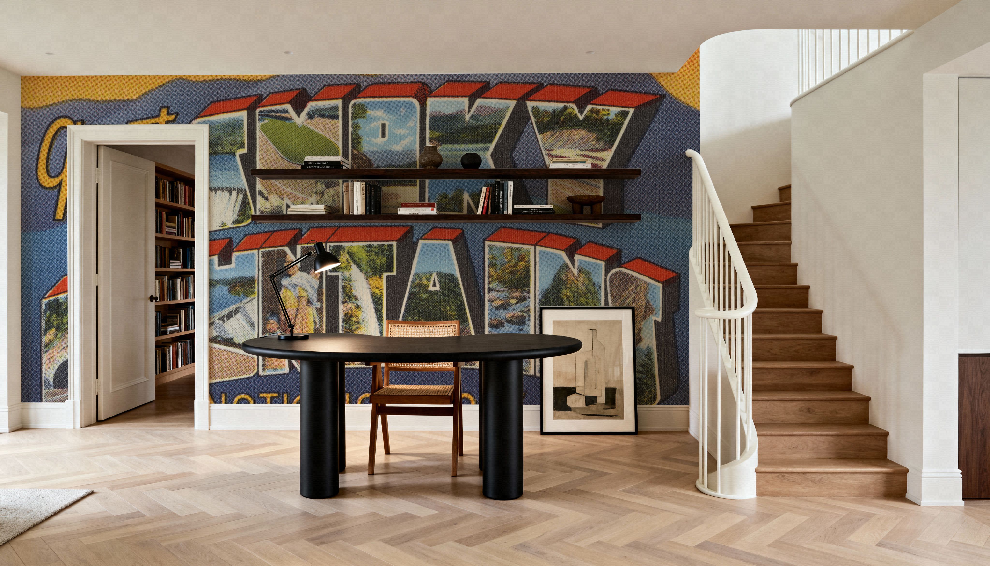 Greetings from Smokey Mountains - Screenprint Postcard