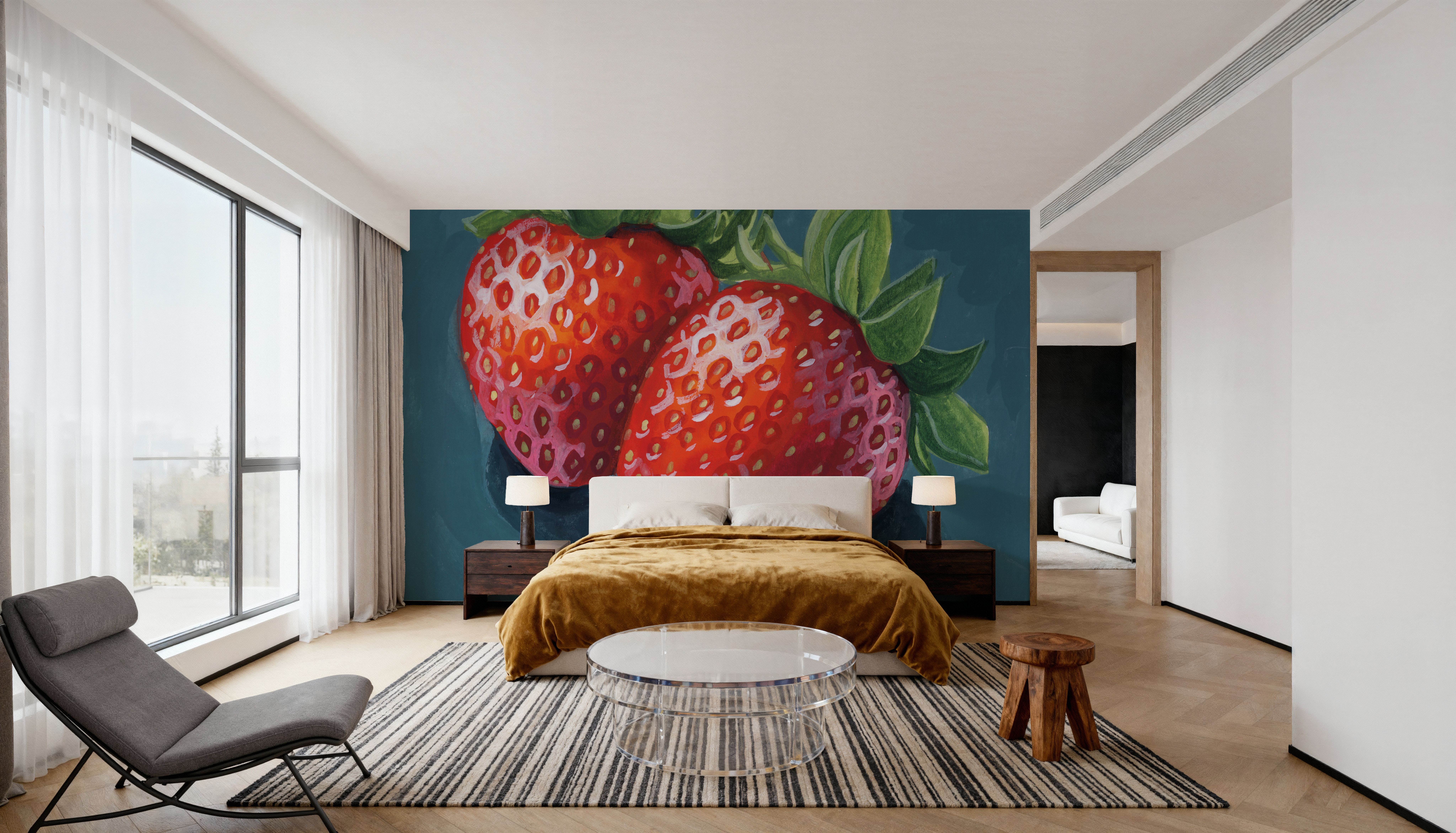 Strawberry Couple Portrait