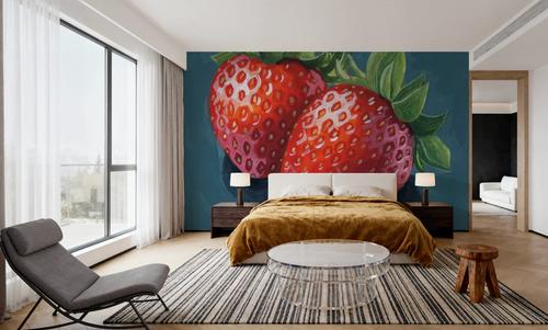 Strawberry Couple Portrait