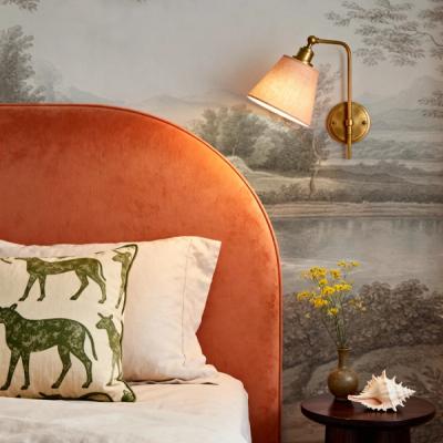 Riverbank Oak Landscape, Vintage