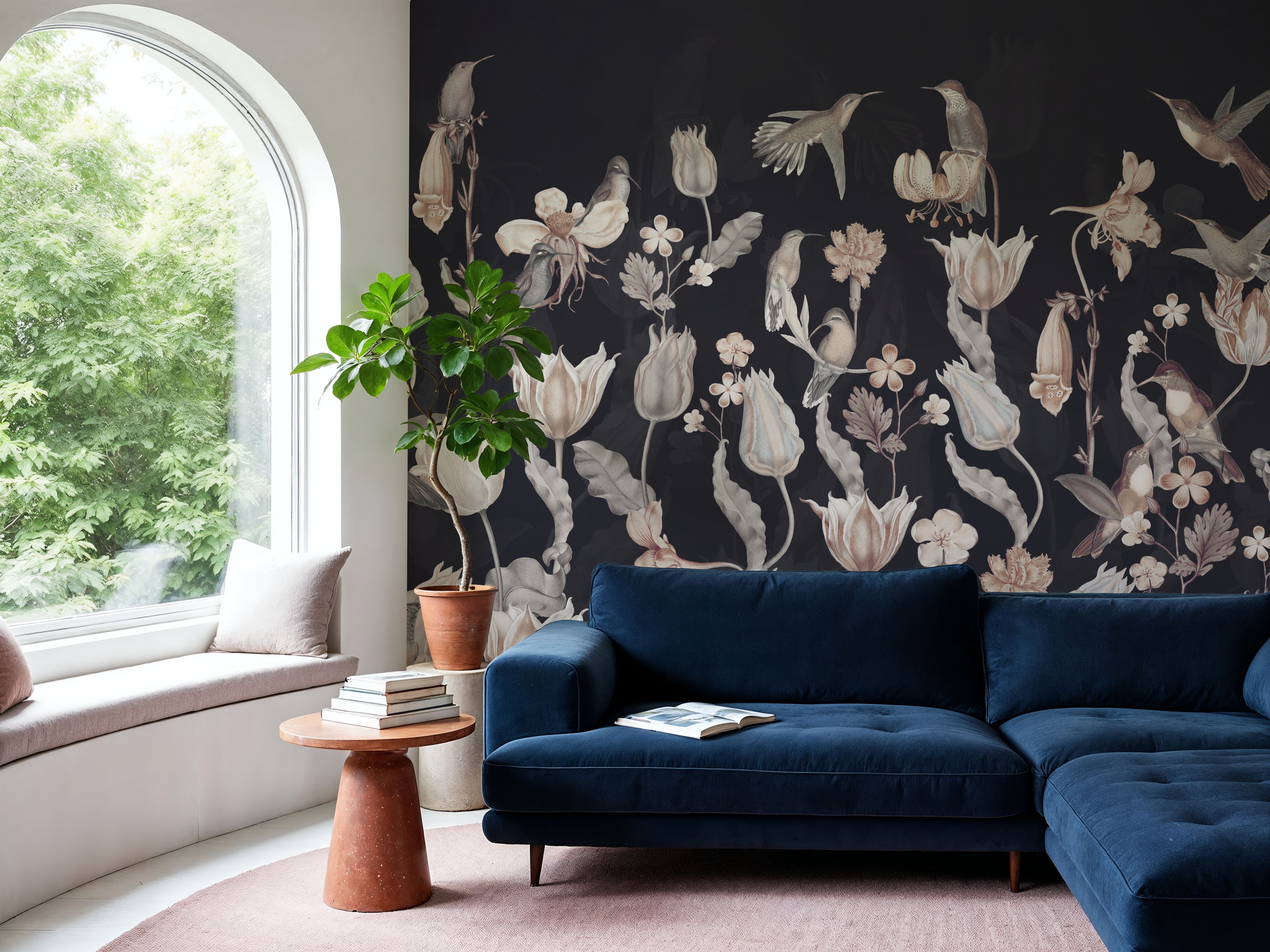 Tulips & Birds, Midnight