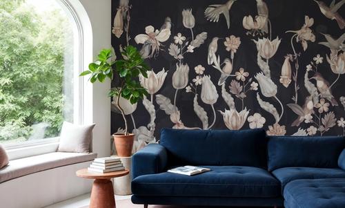 Tulips & Birds, Midnight
