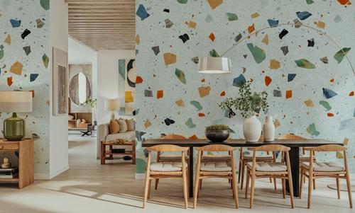 Terrazzo Multi, Ice Blue