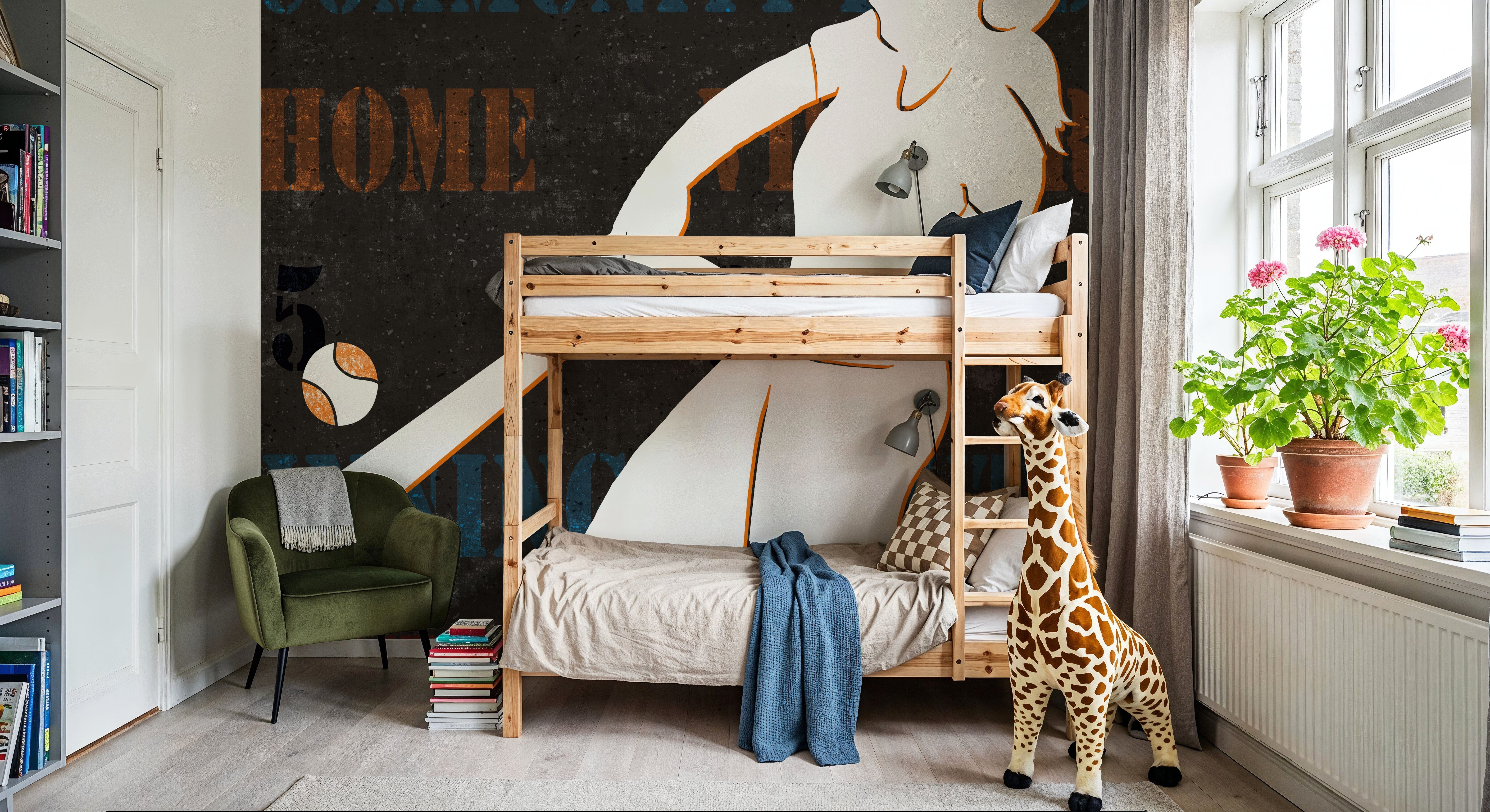 Womens Scoreboard Softball, Behang