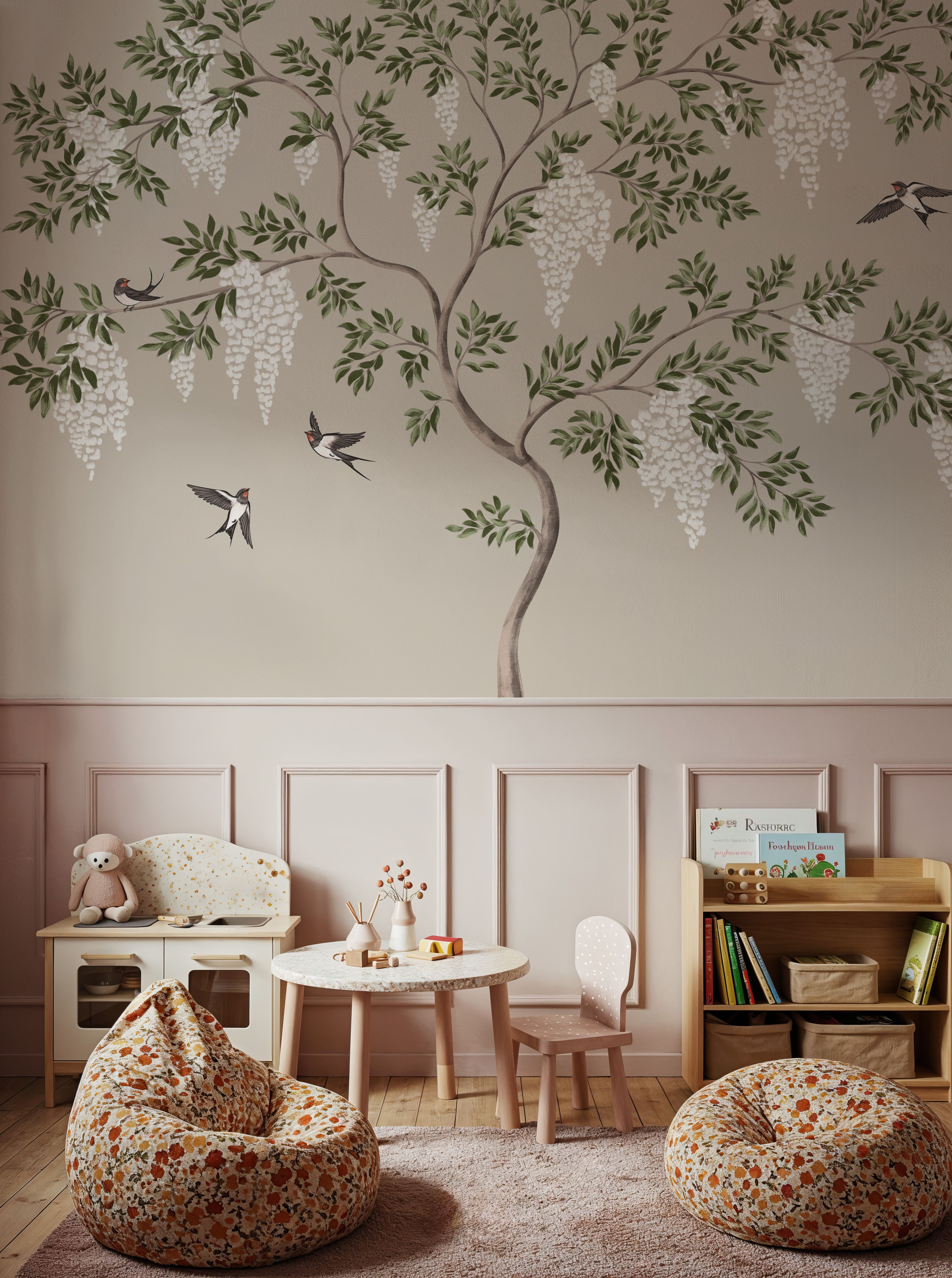 Beyond the Wisteria, Beige