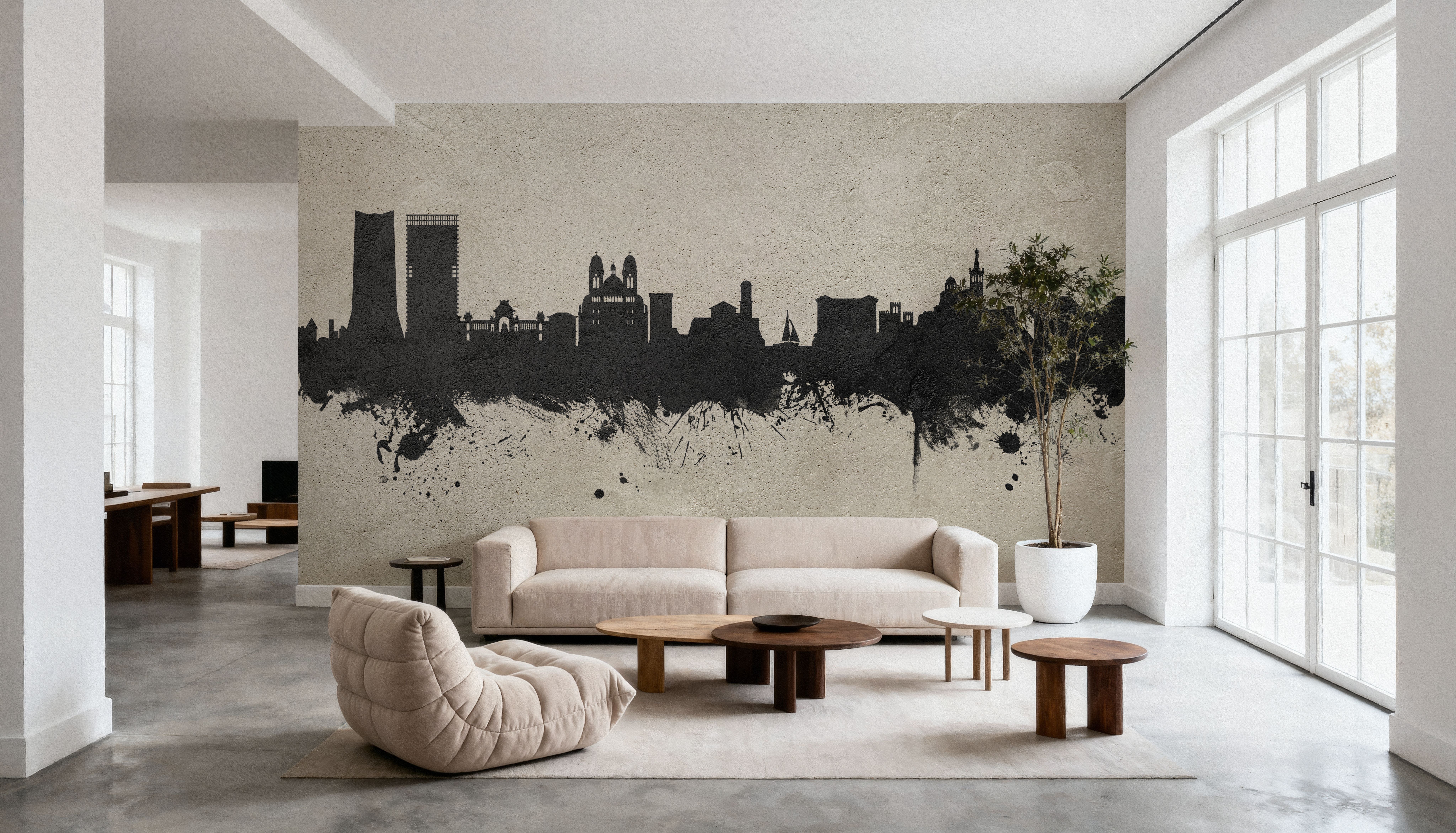 Marseille France Skyline Concrete