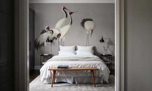 Japanese Cranes - Stone