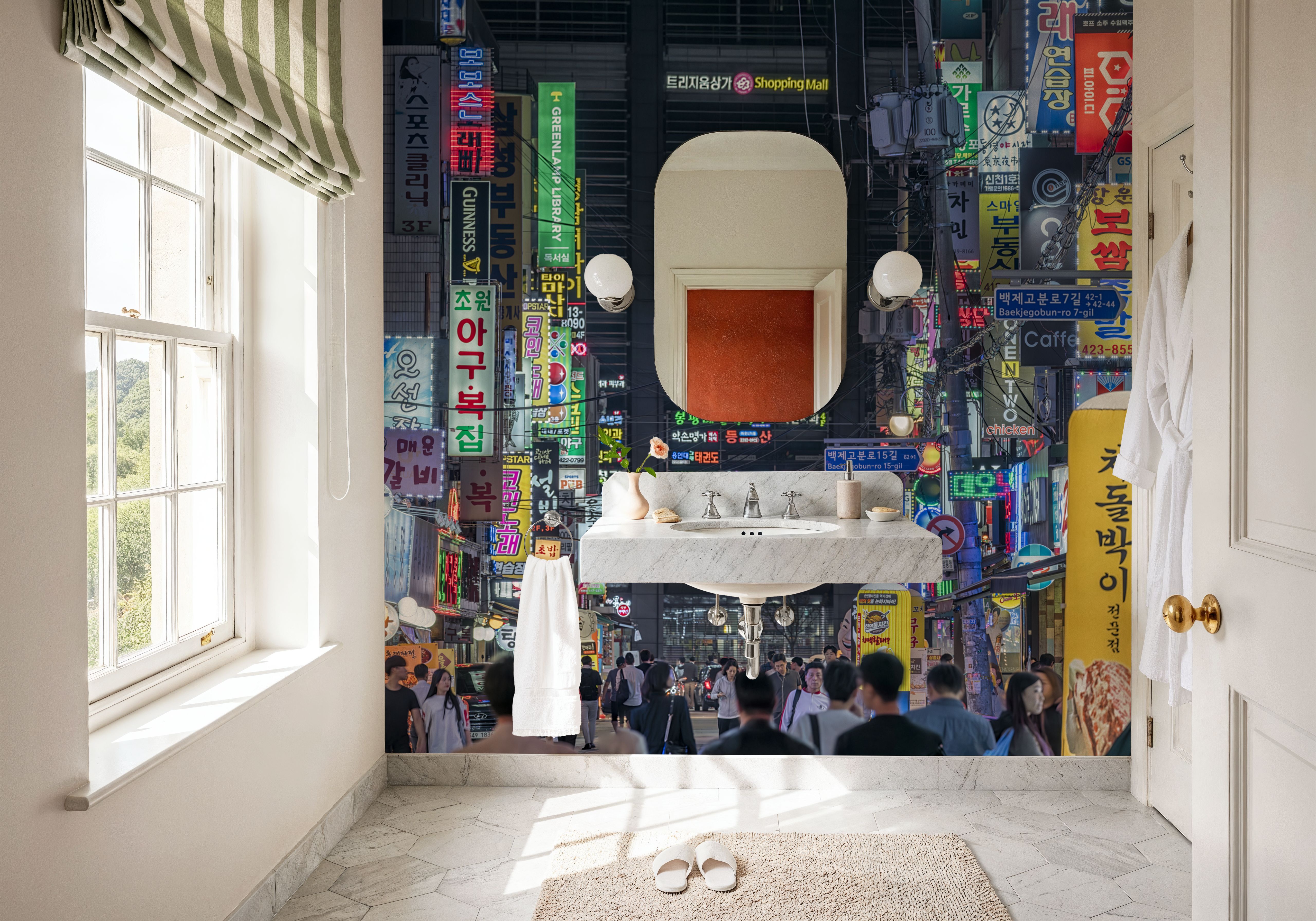 Seoul At Night III, Tapeten