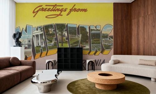 Greetings from Wheeling - Screenprint Postcard