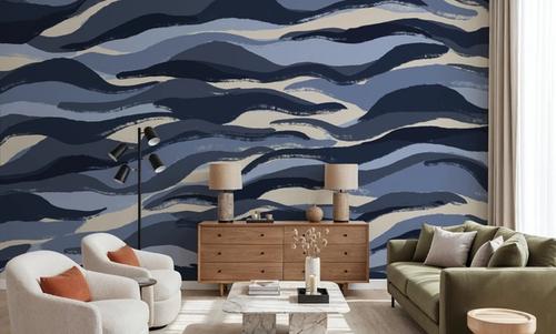 Blue Tiger Pattern