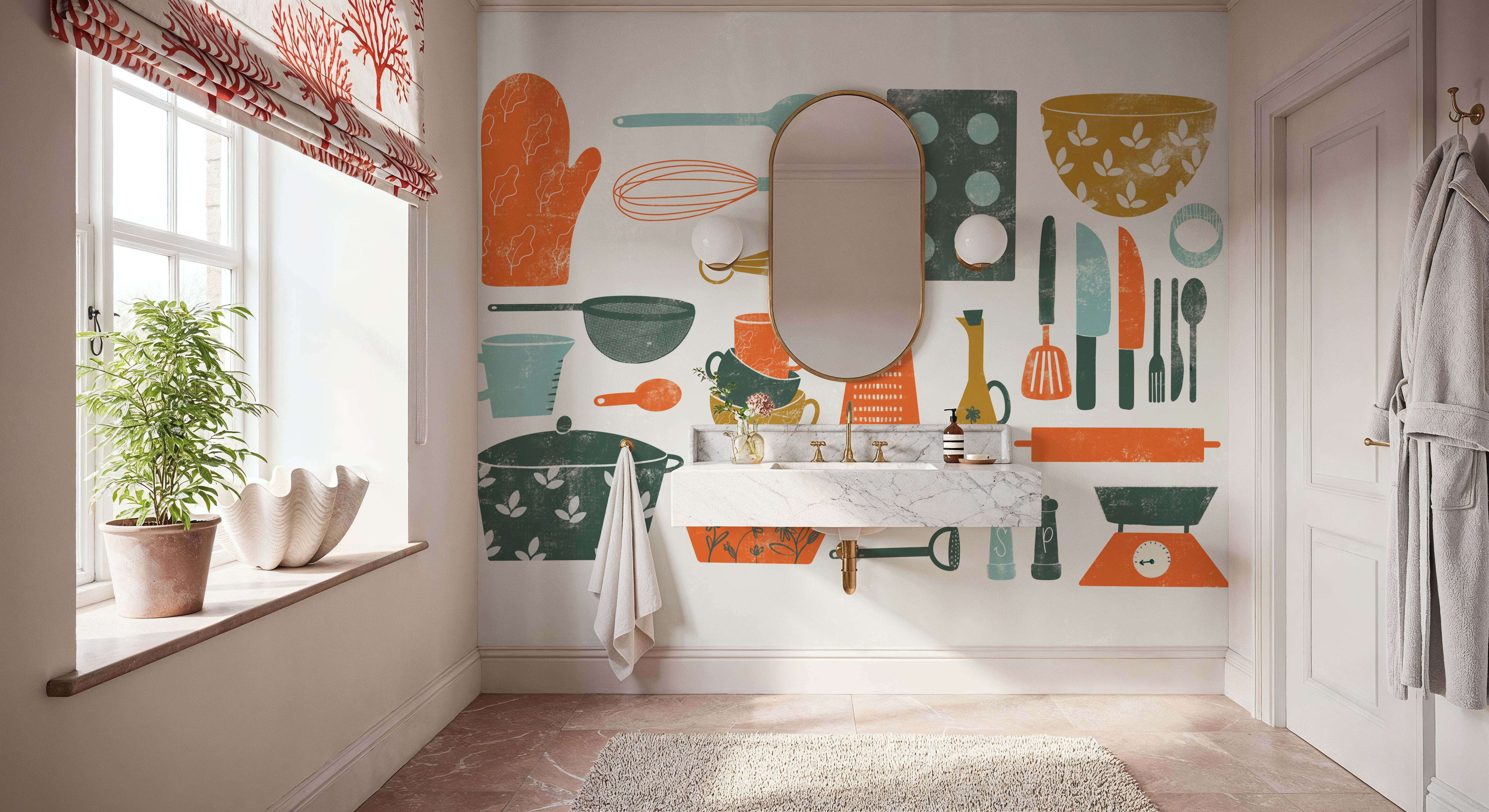 Retro Kitchen Map
