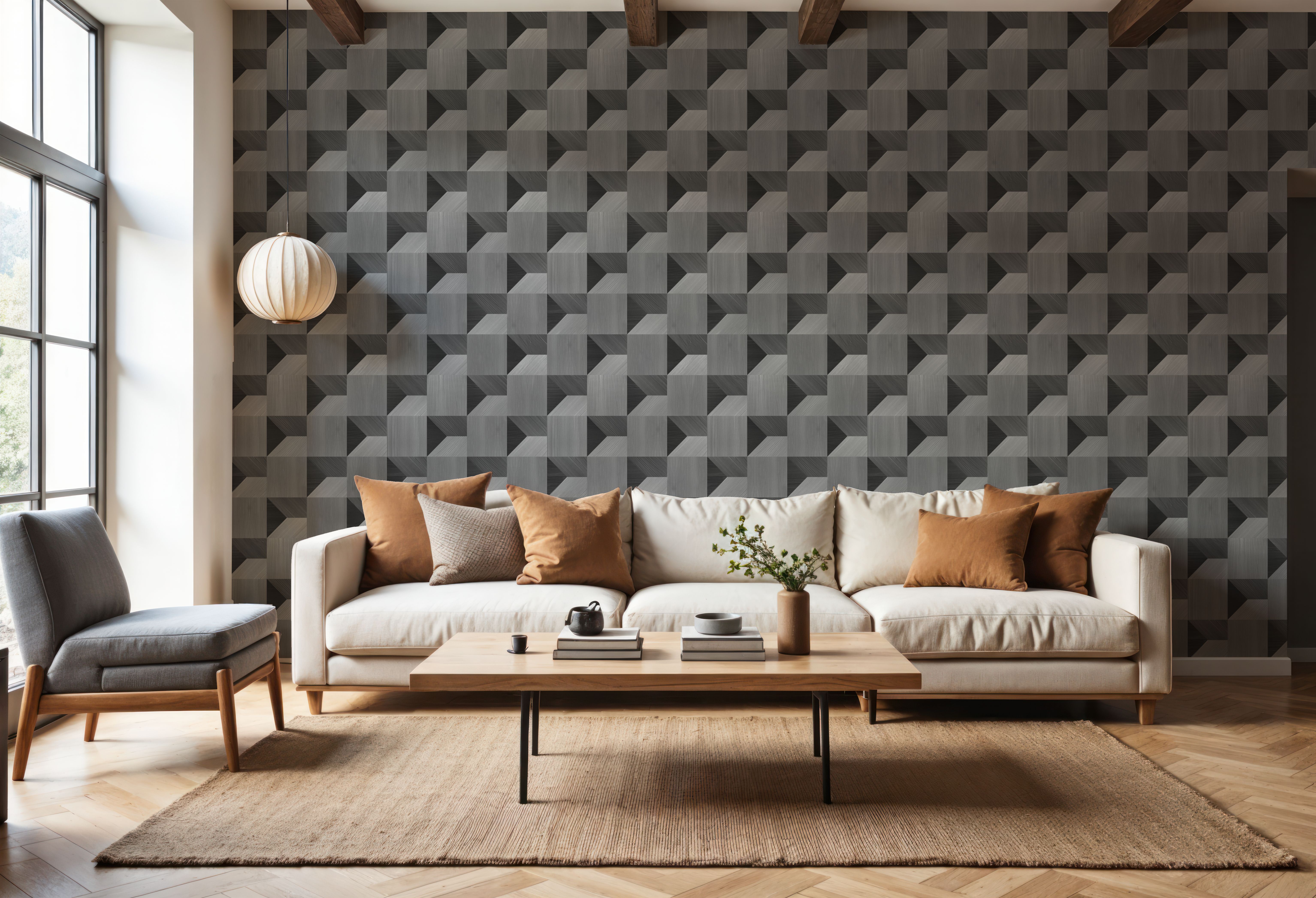 Illusion Box Marquetry, Slate