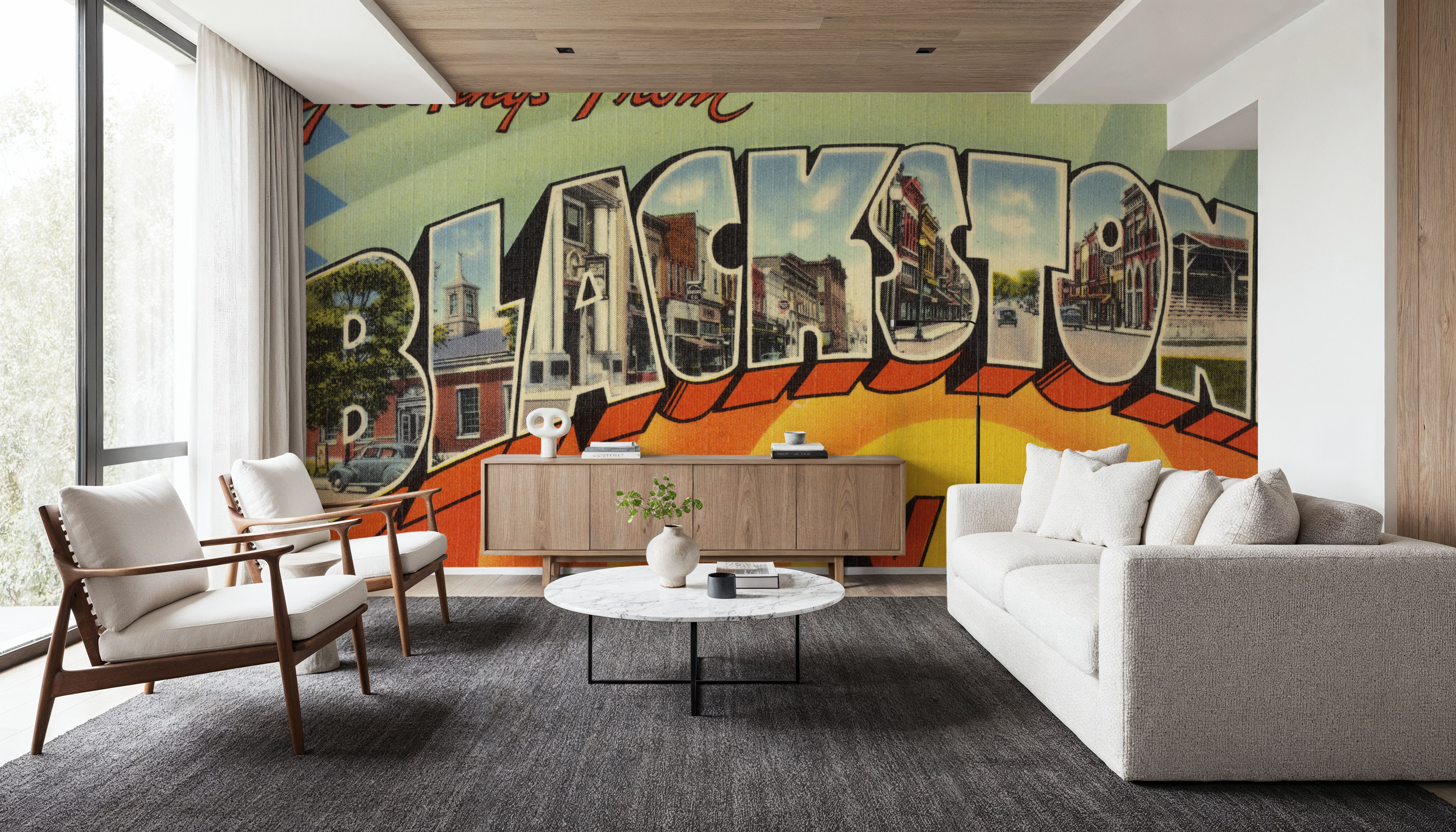 Greetings from Blackstone - Screenprint Postcard