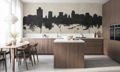 Salt Lake City Utah Skyline Concrete