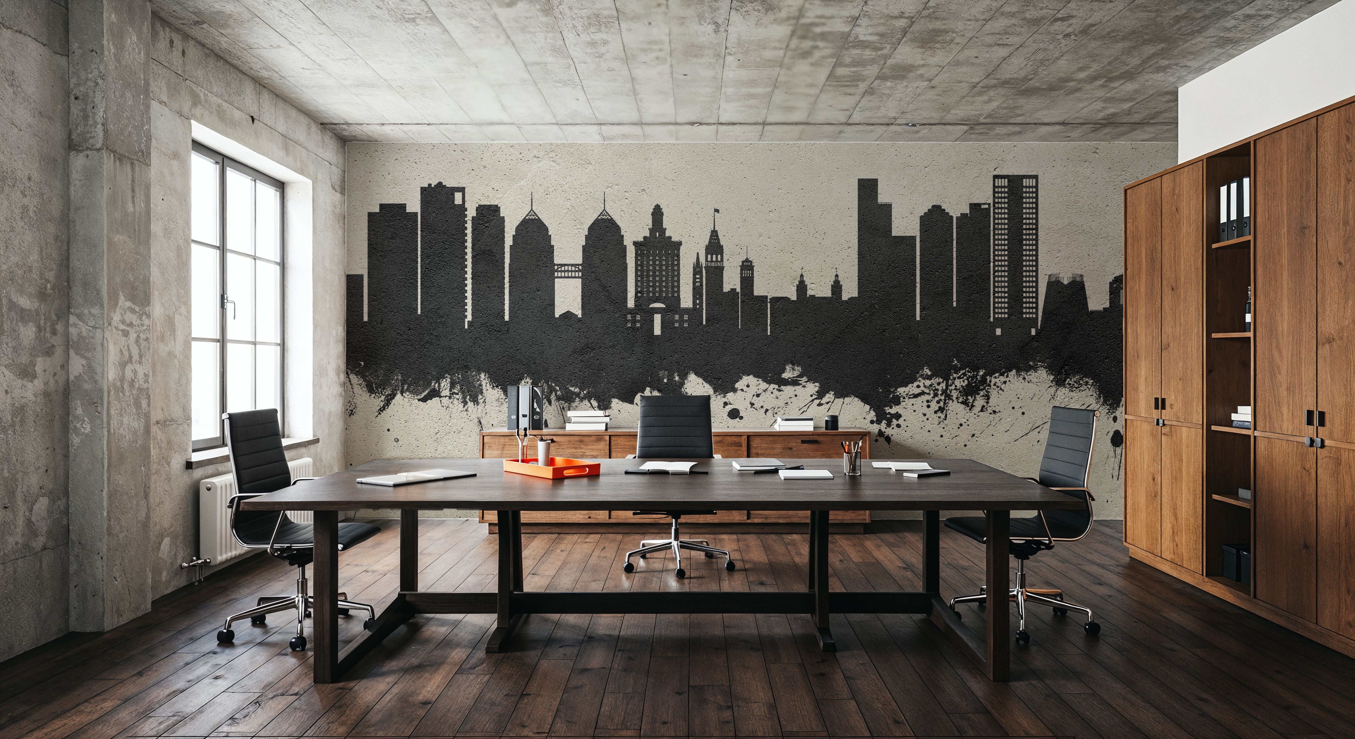 Oakland California Skyline Concrete