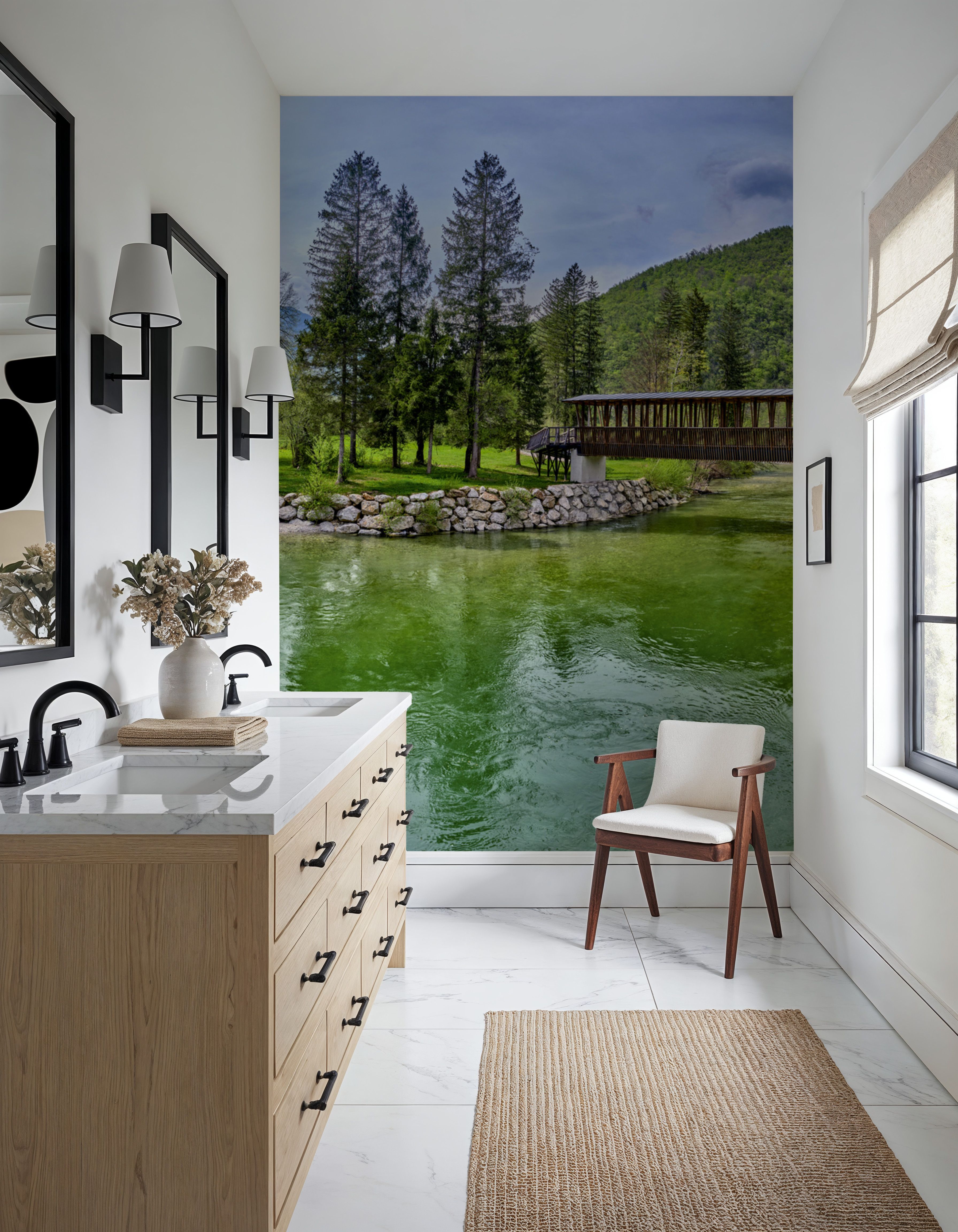 Mountain Bridge Serenity