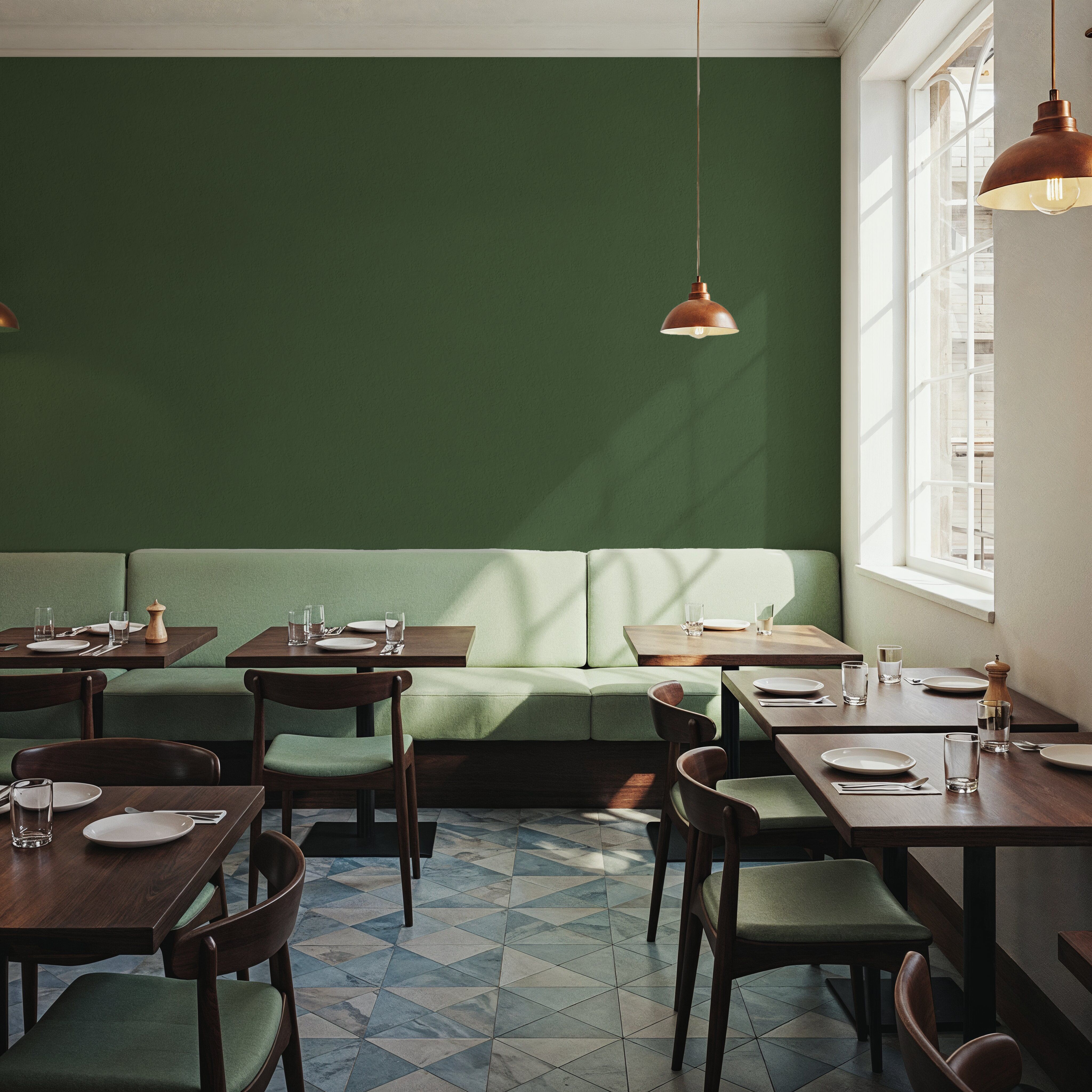 Faux Sand Stucco Finish, Moss