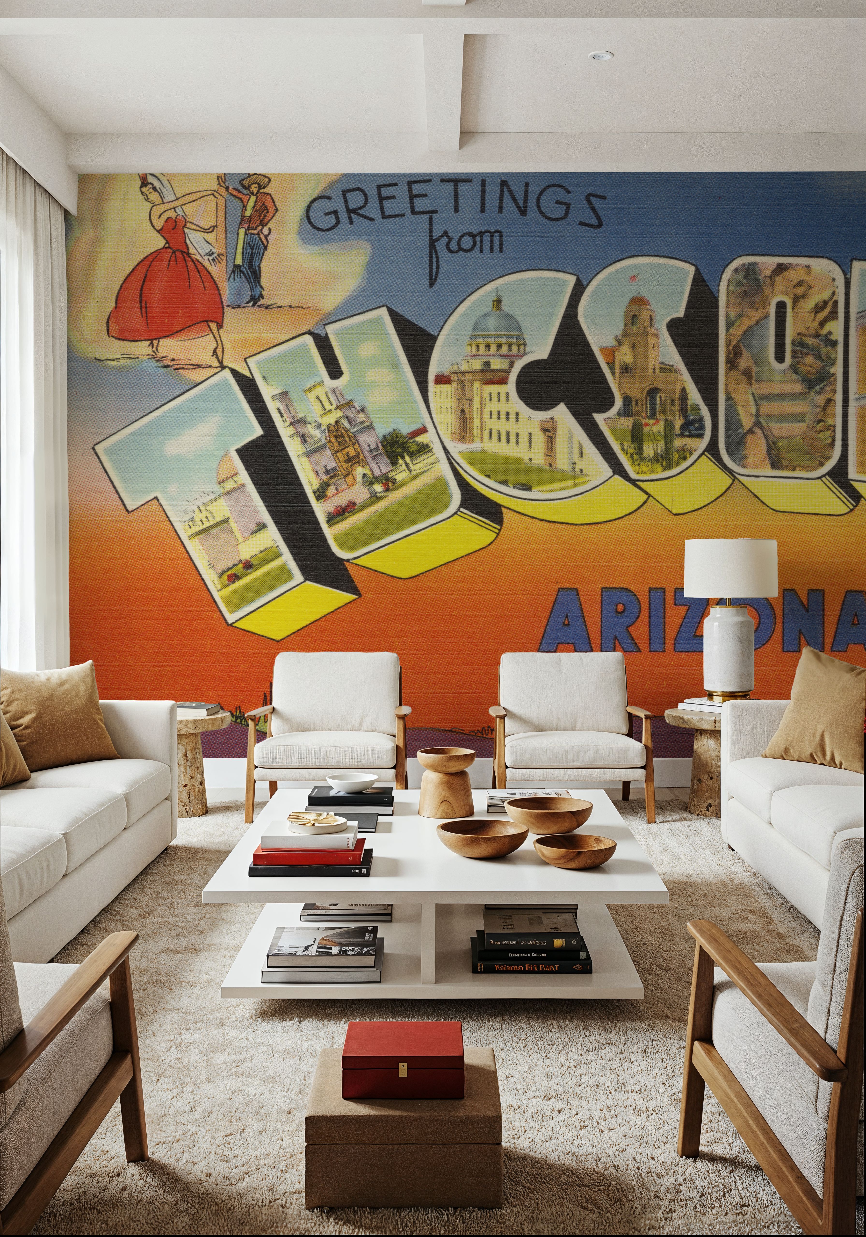 Greetings from Tucson - Screenprint Postcard