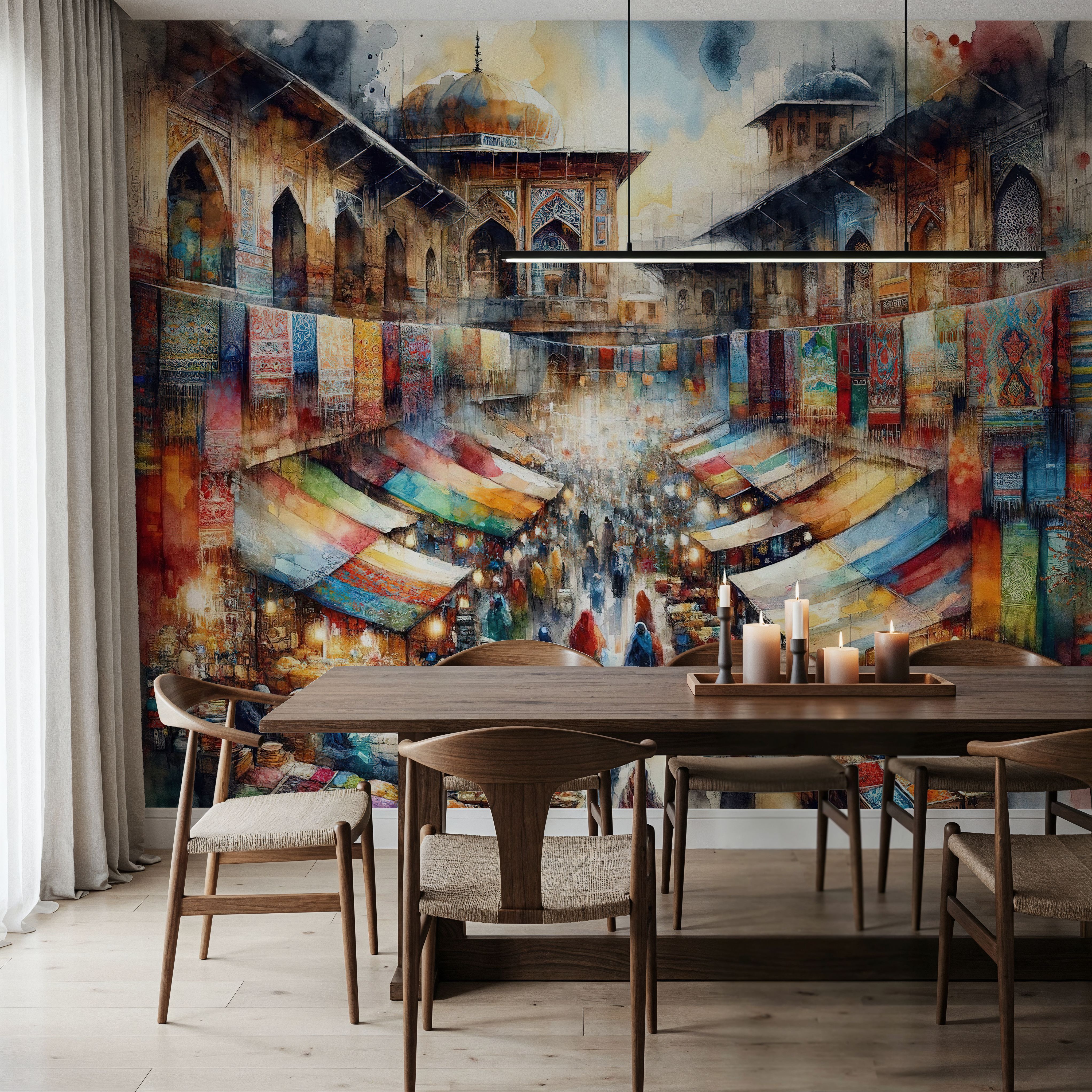 Bazaar's Symphony of Colors