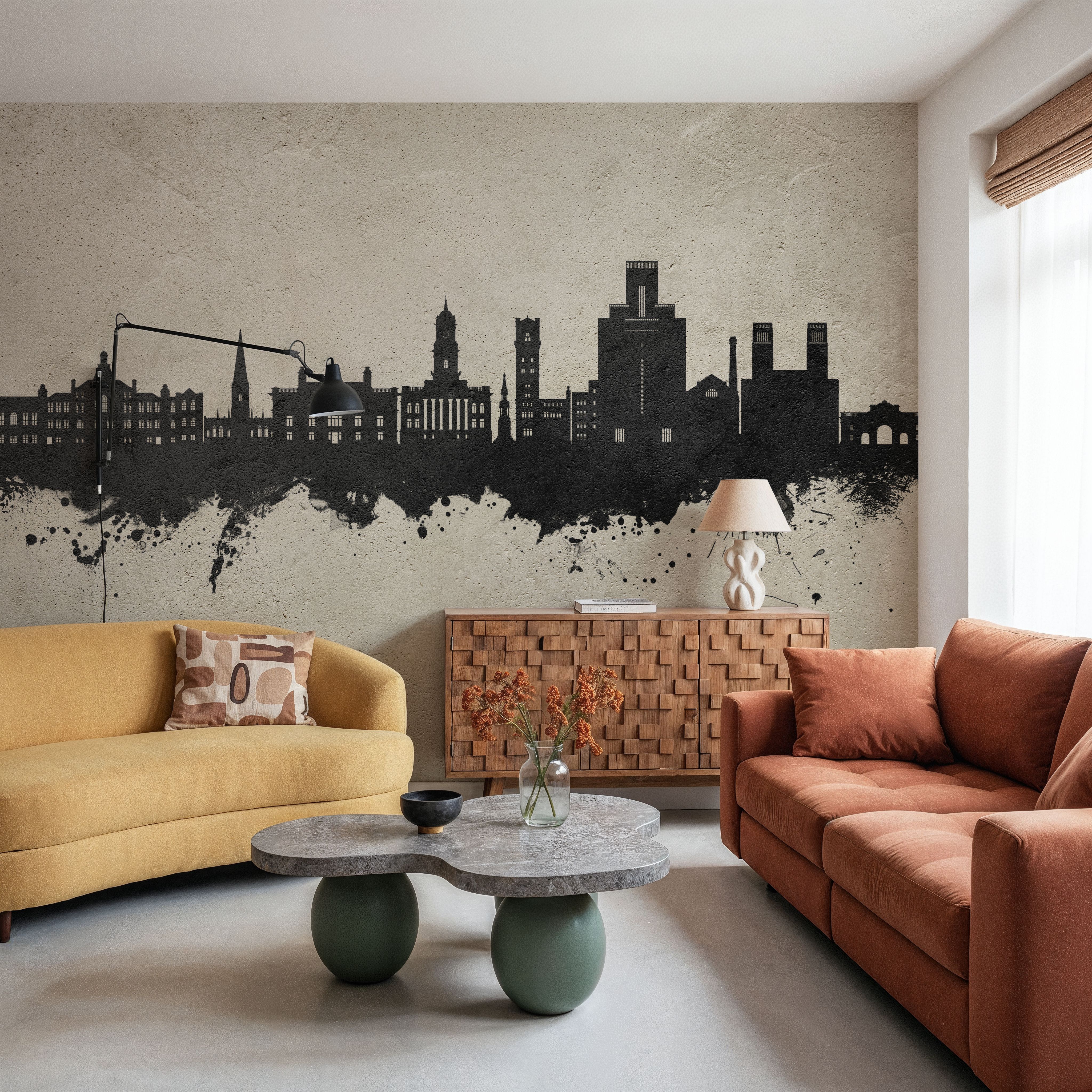 Birkehead England Skyline Concrete