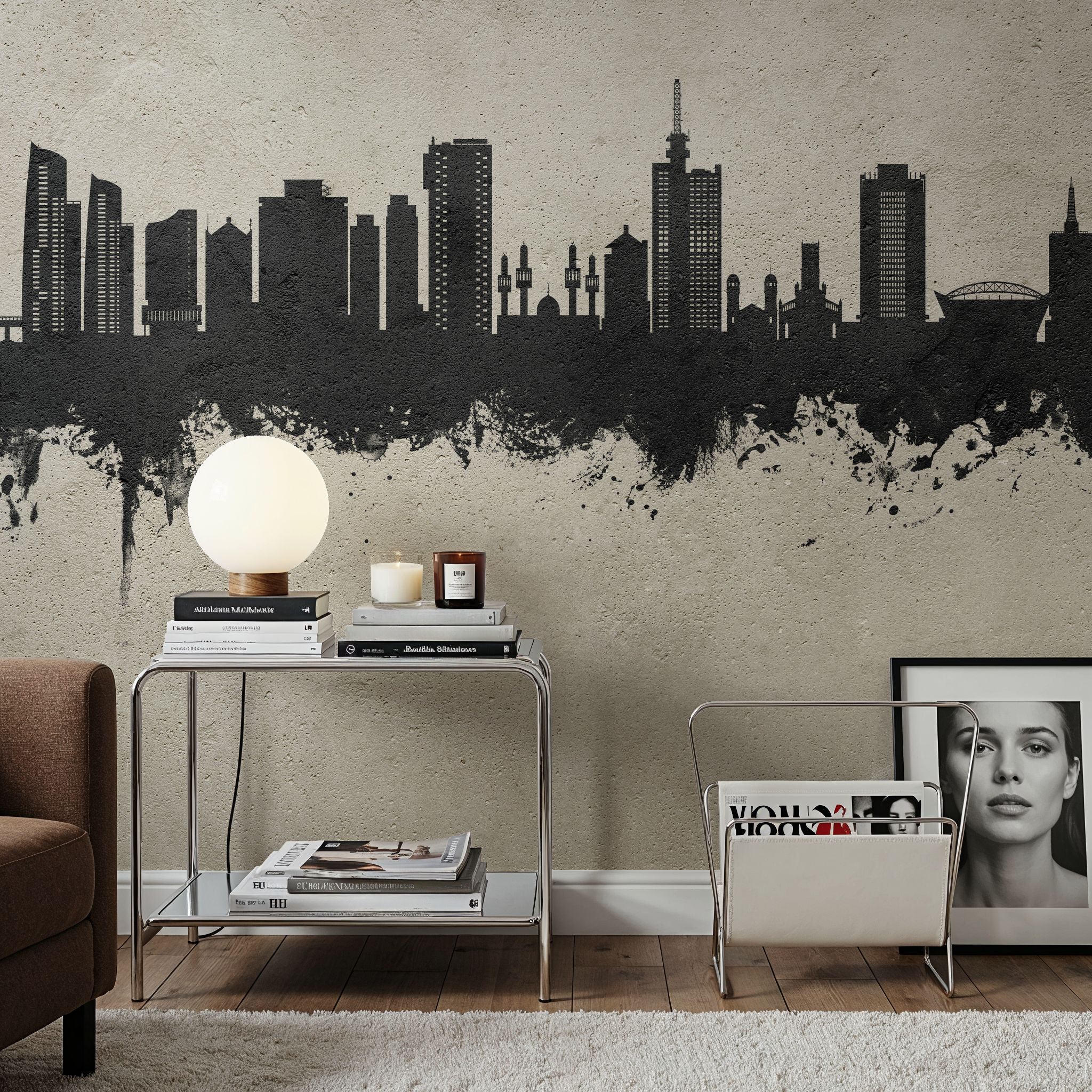 Lagos Nigeria Skyline Concrete