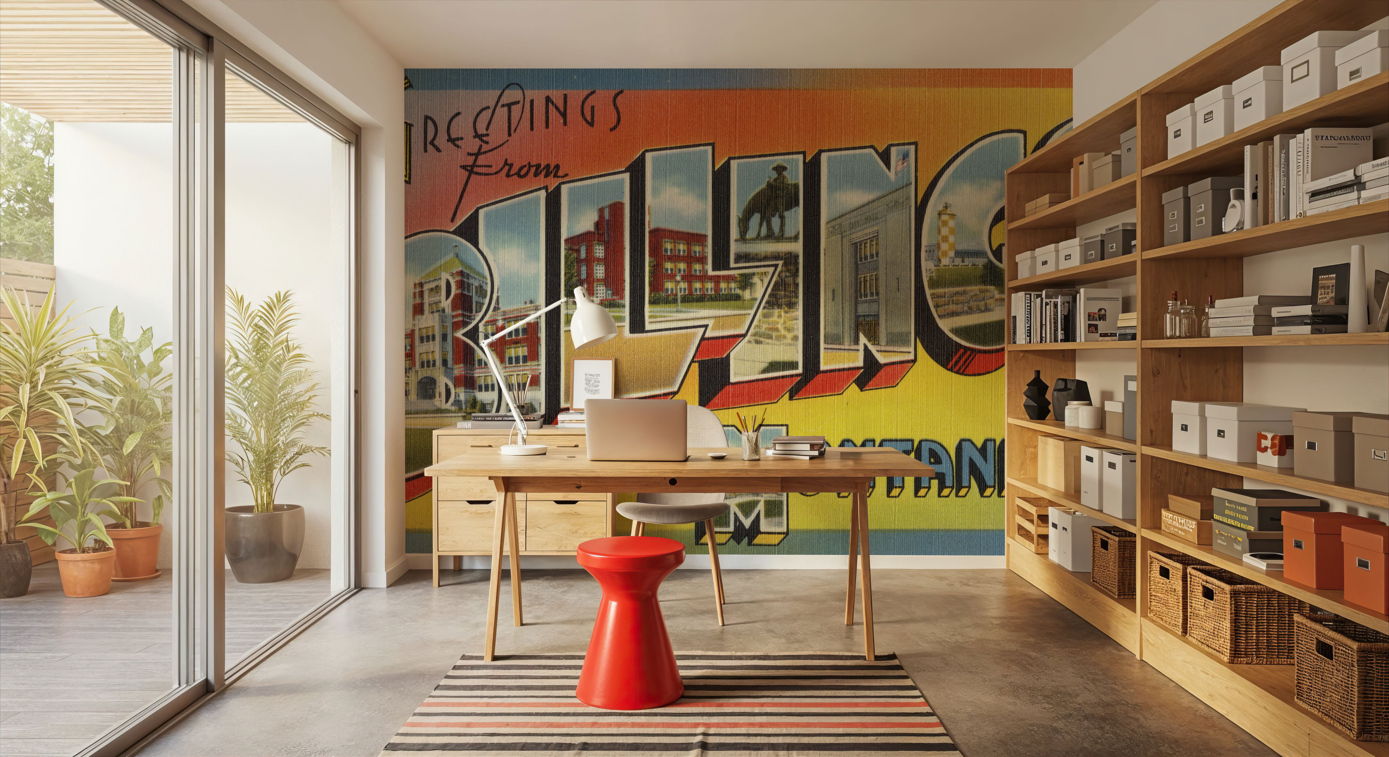 Greetings from Billings - Screenprint Postcard