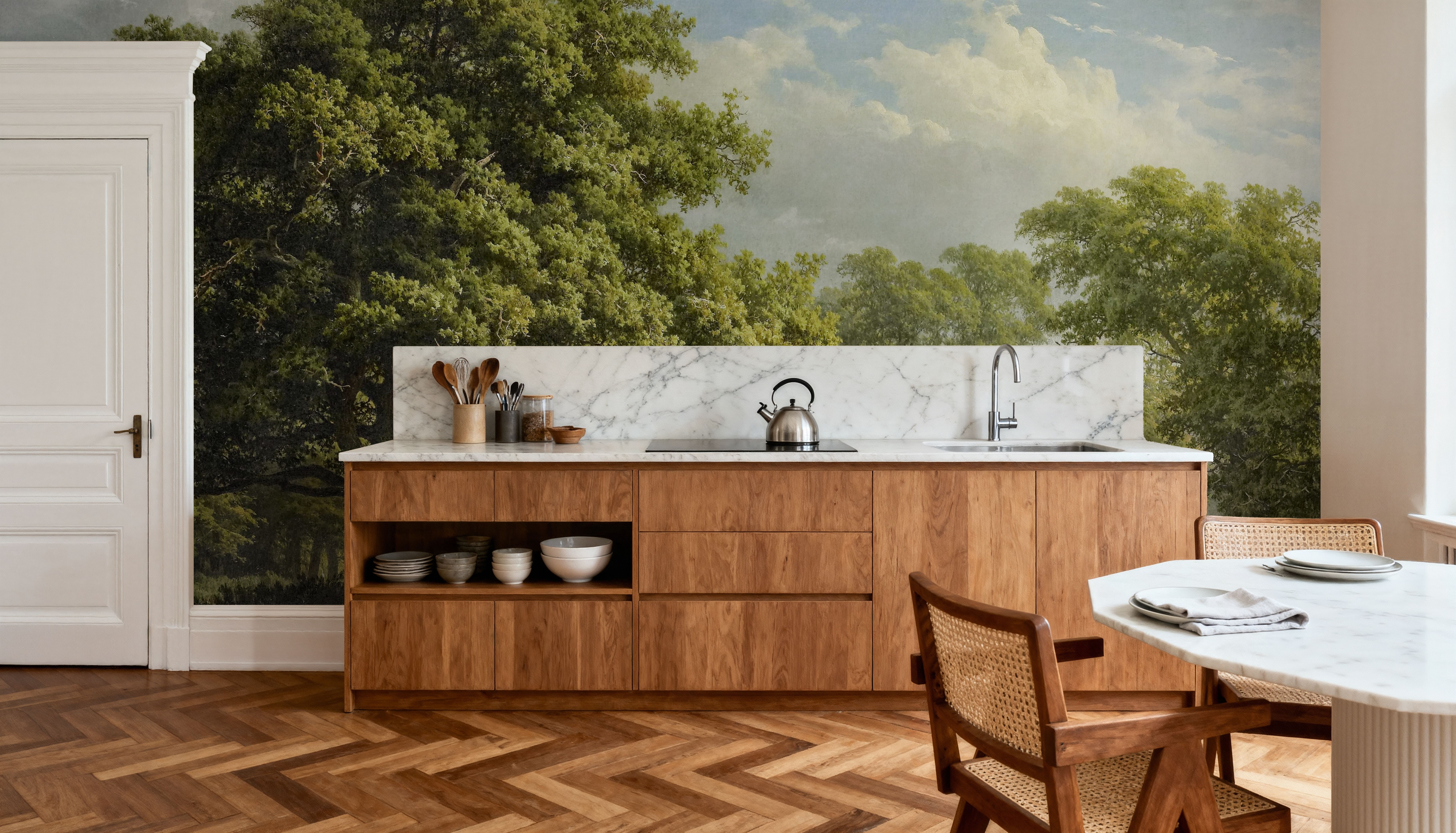 Painted Oak Landscape