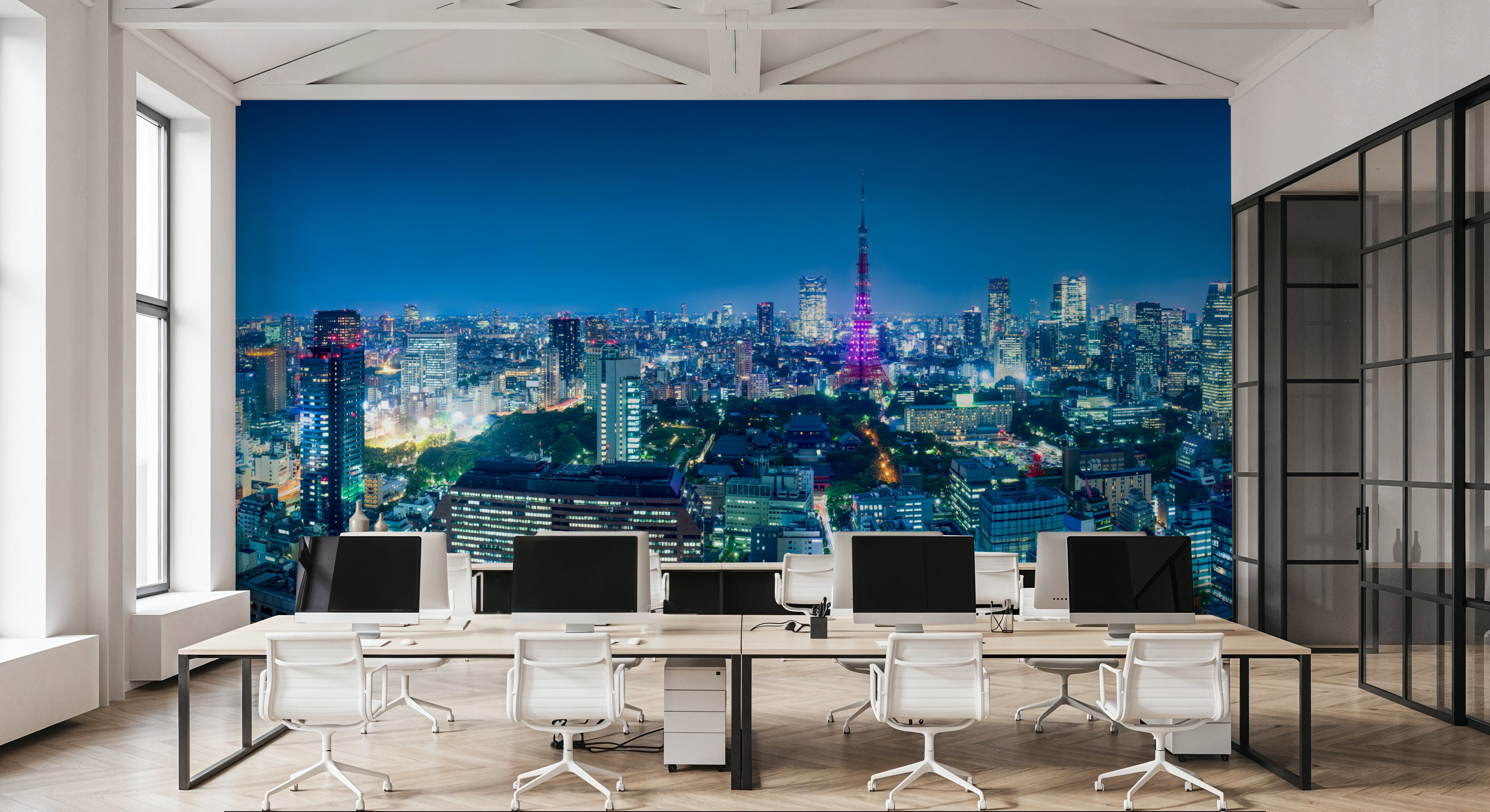 Tokyo Skyline Night