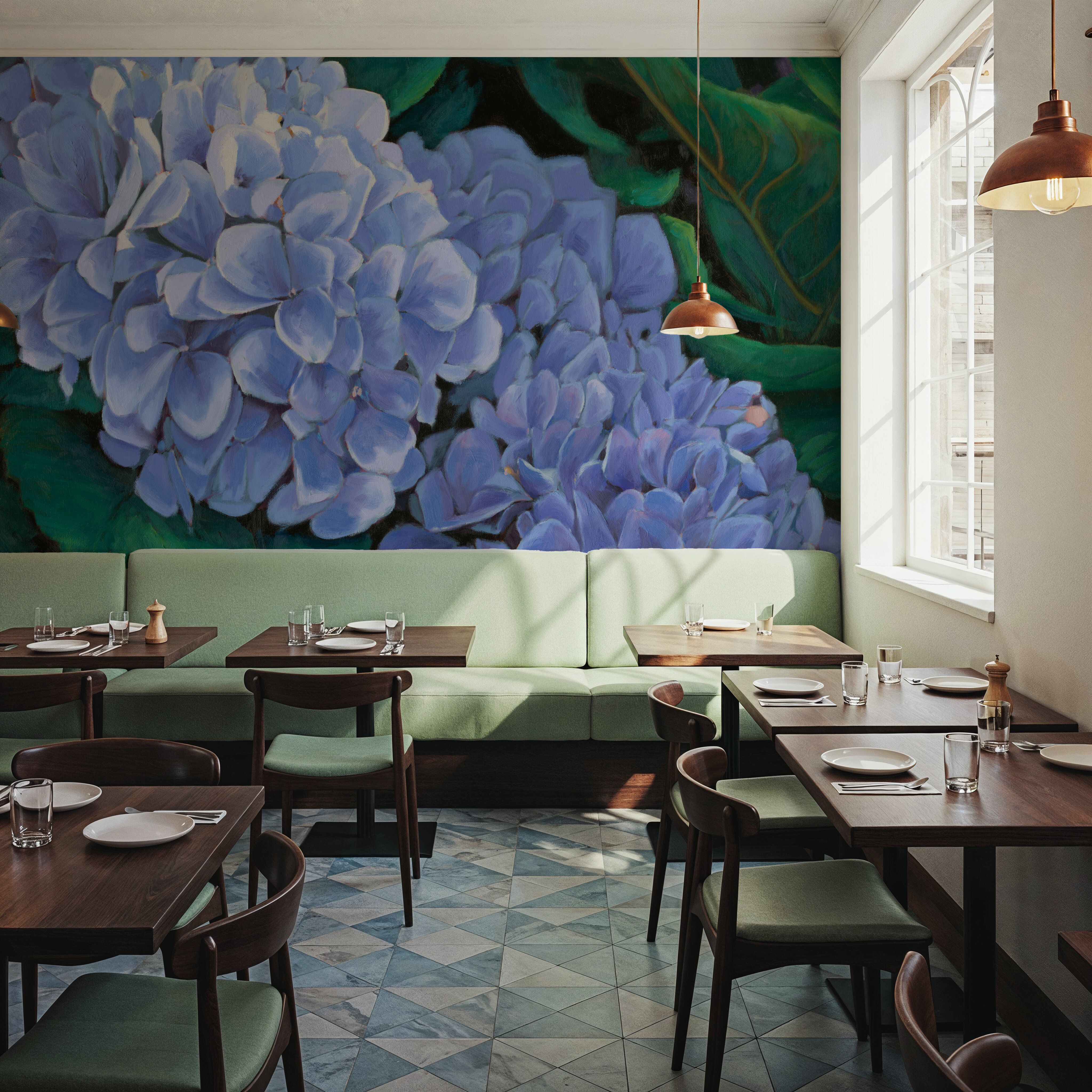 Periwinkle Hydrangea