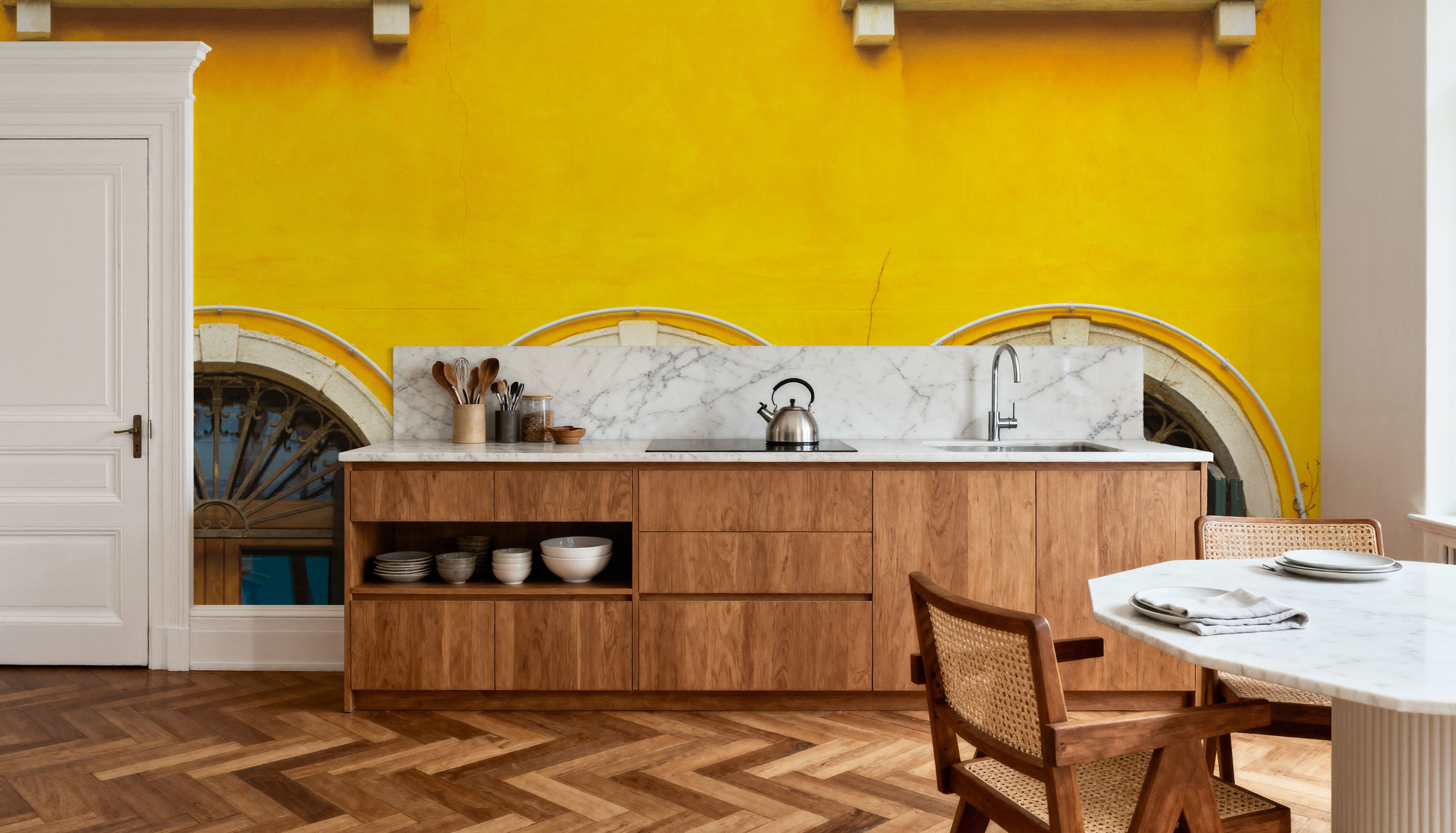 Venice Window, Tapeten