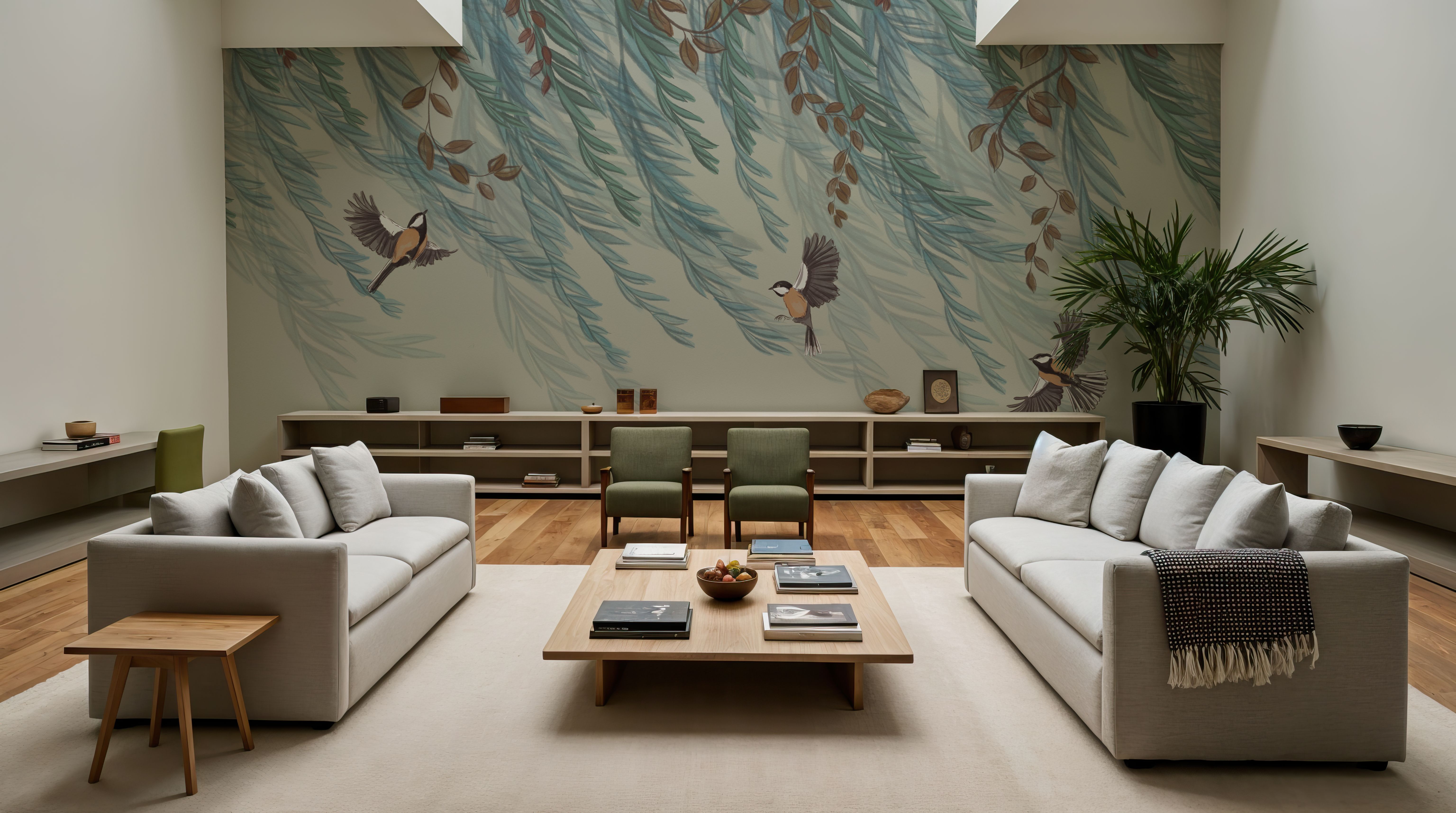 Willow & Birds, Pistachio