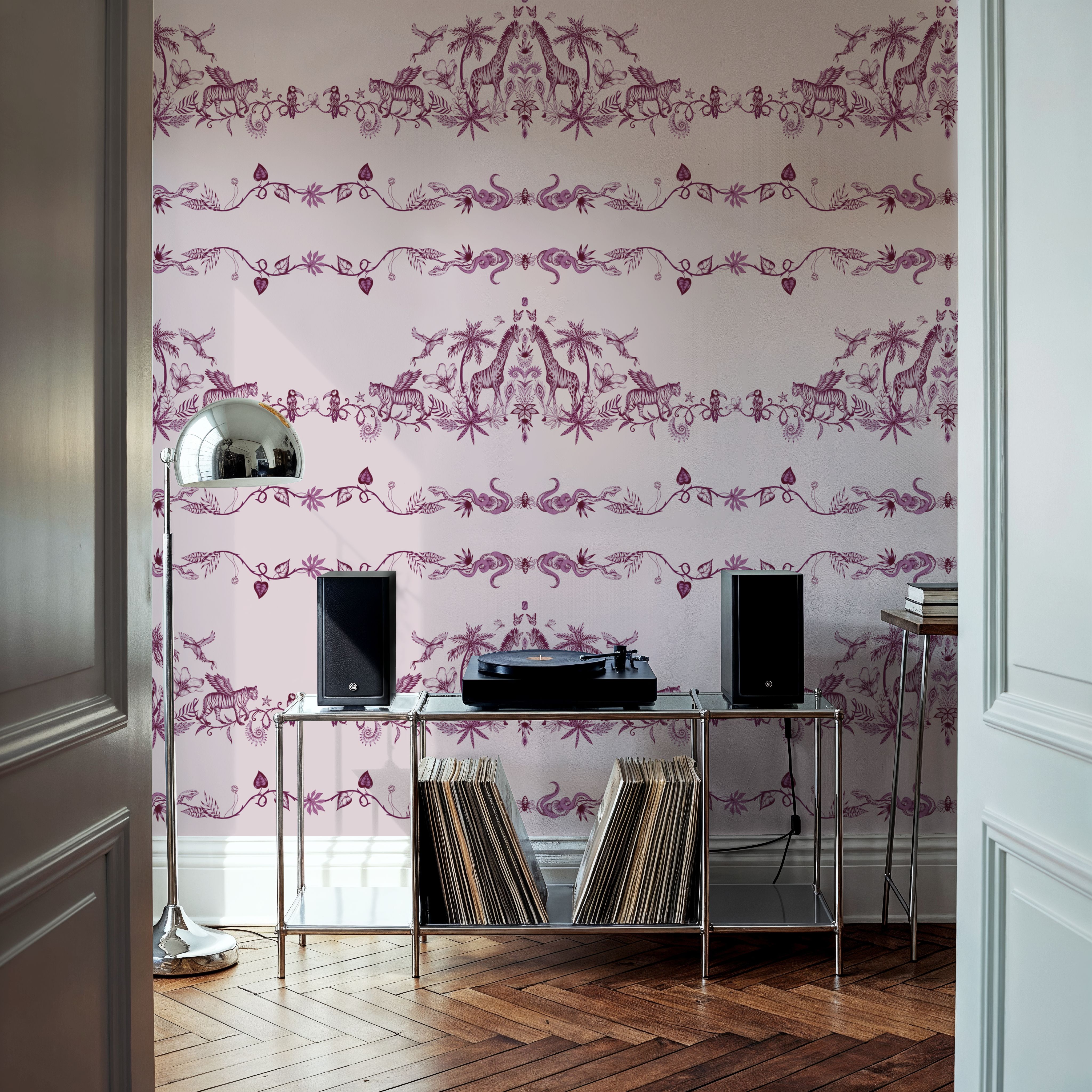 Chimera Animals, Pink, Wallpaper