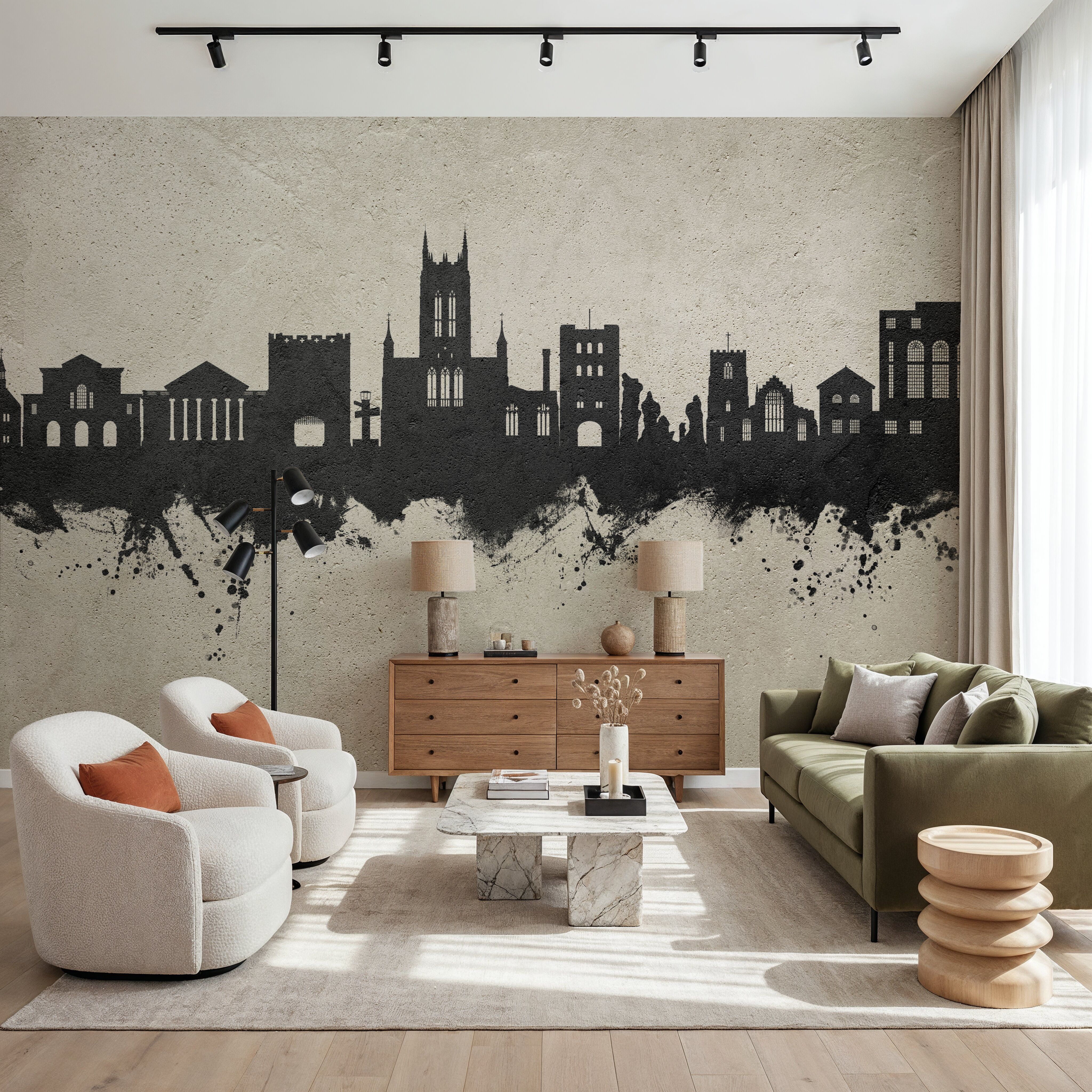 Bury St Edmunds England Skyline Concrete