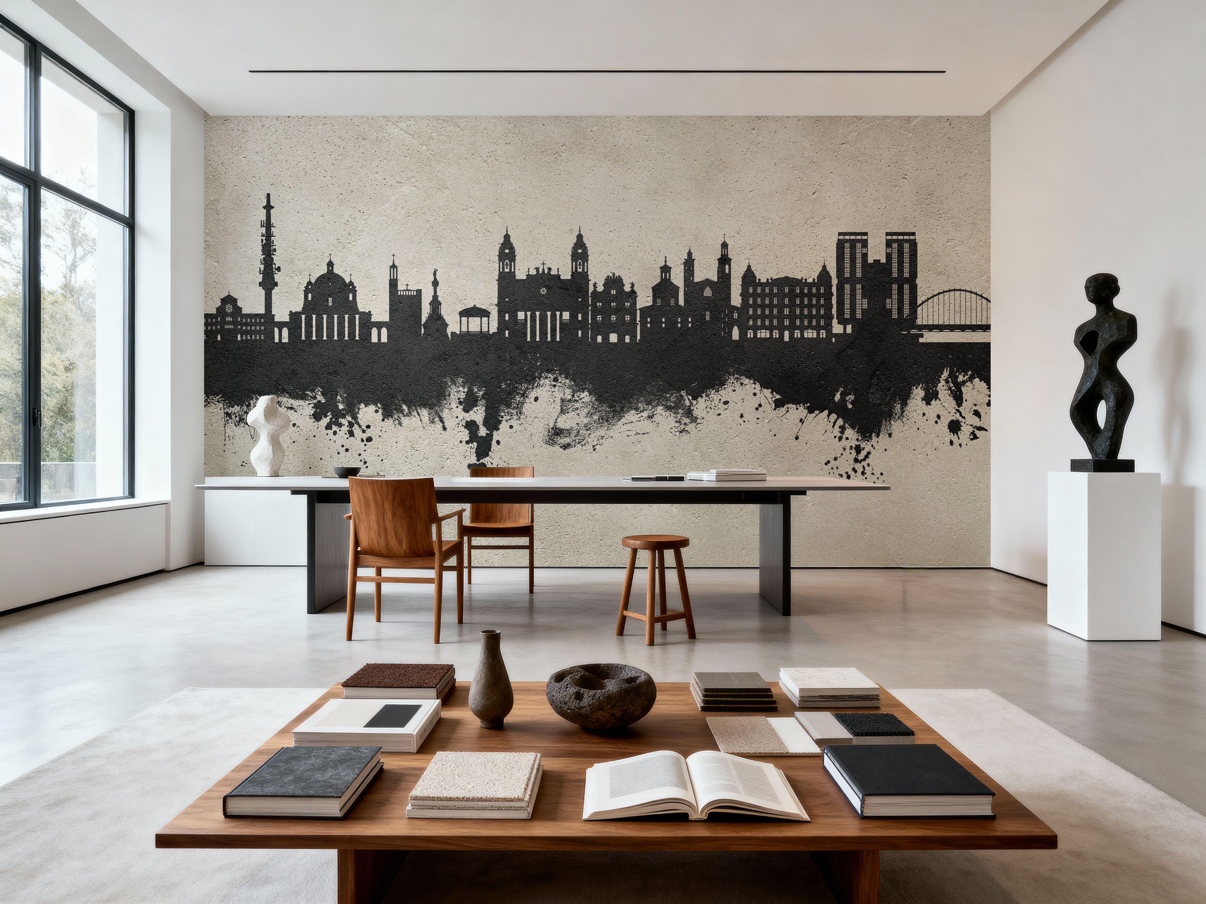 Pamplona Spain Skyline Concrete