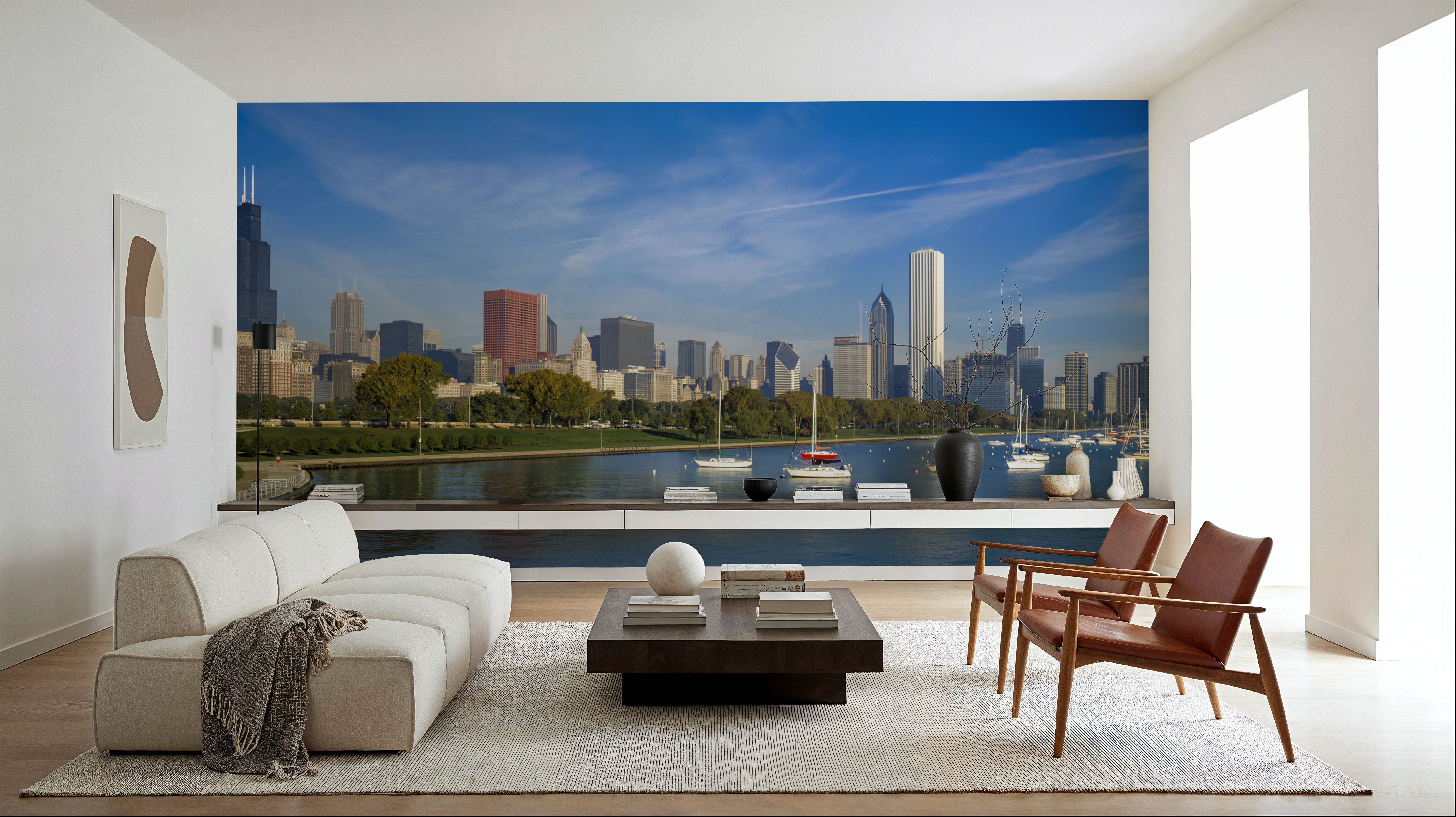 Boston Harbor Skyline,