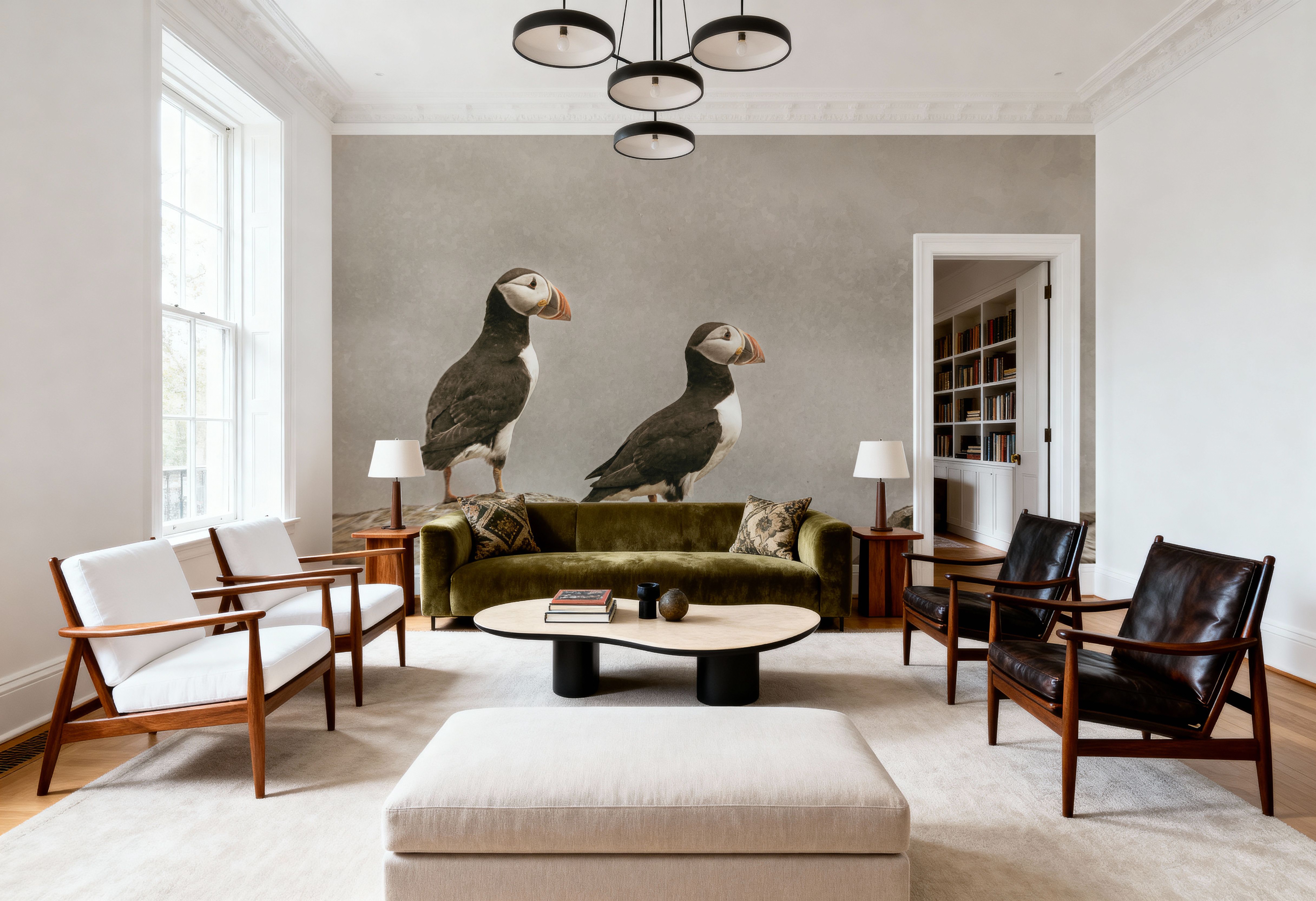 Atlantic Puffin Pair