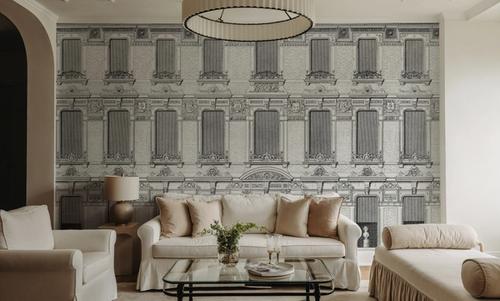 Vintage Facade, White