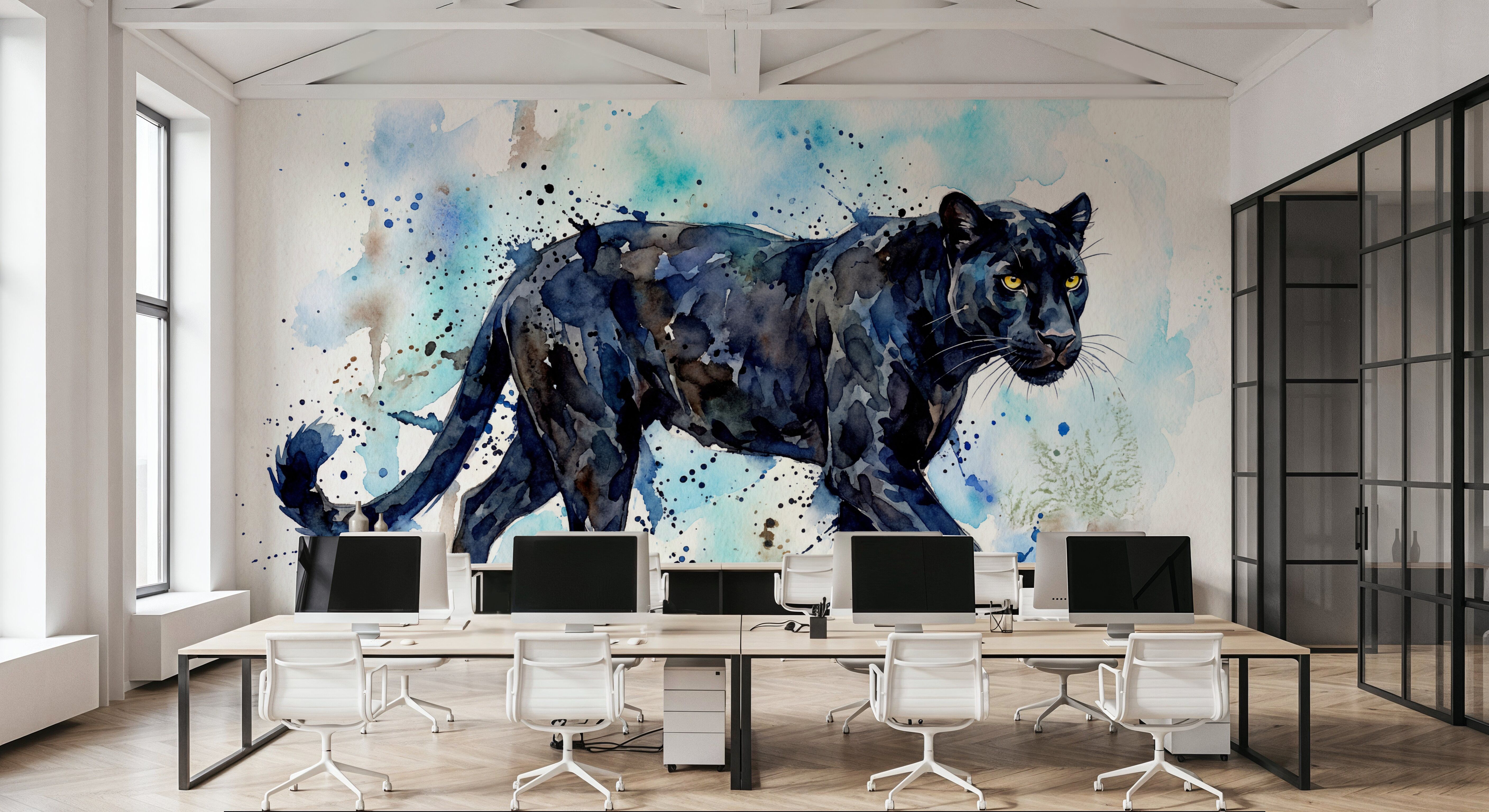 Puma - Watercolor Predators Series