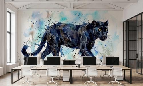 Puma - Watercolor Predators Series