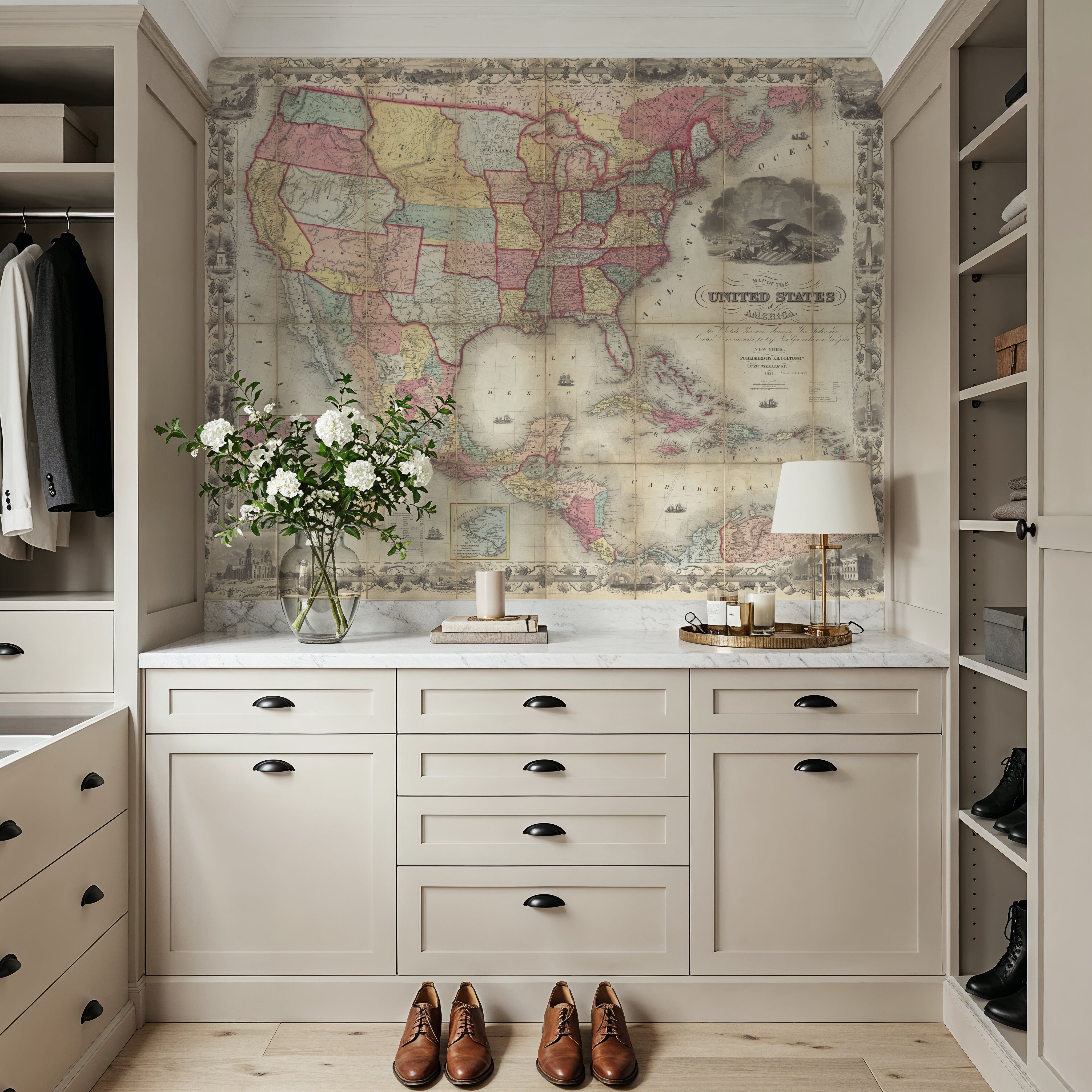 Colton's Unites States Map 1857