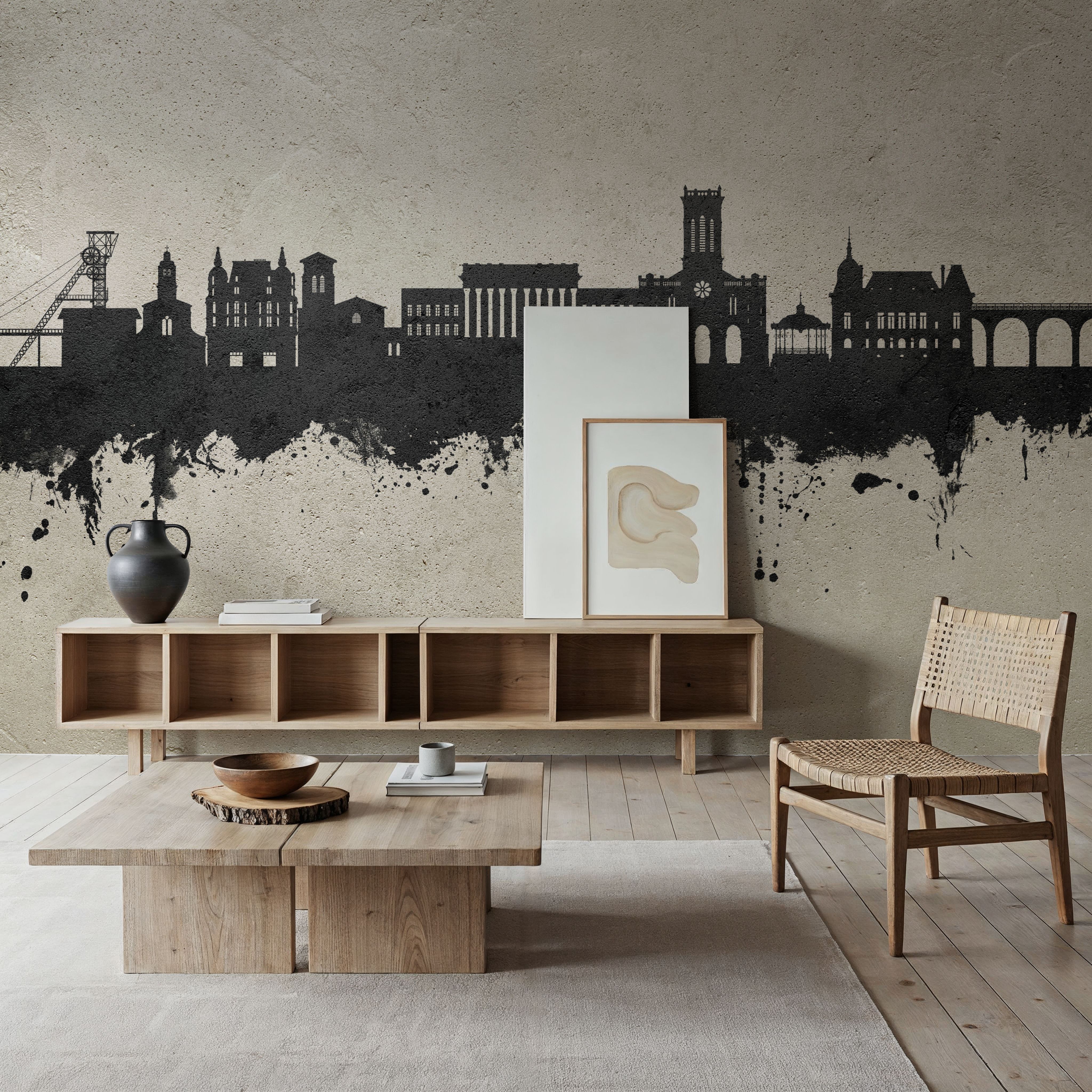 Saint-Étienne France Skyline Concrete