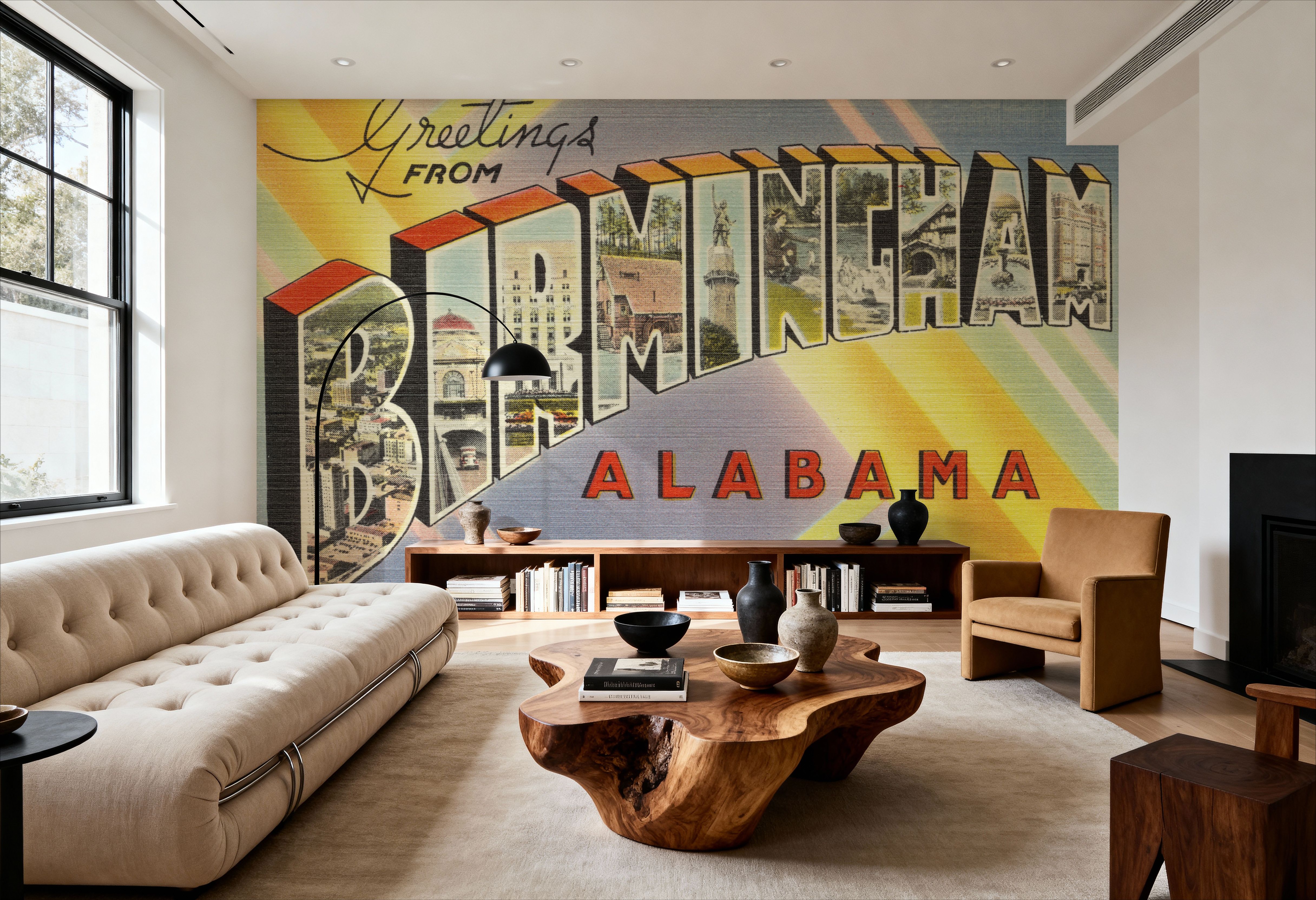 Greetings from Birmingham - Screenprint Postcard