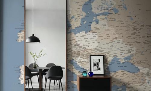 Europe Map Detailed - Amias